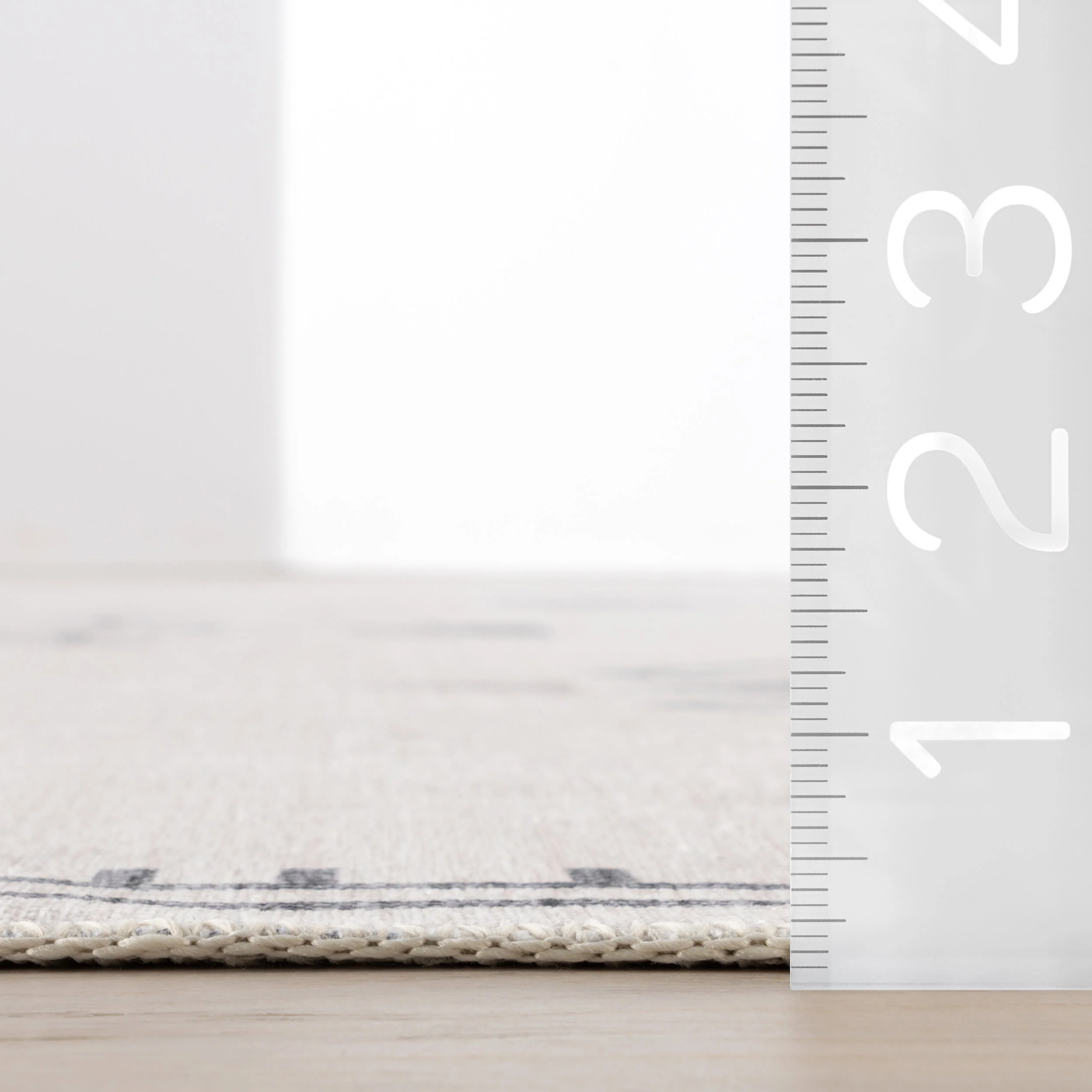Poppy Persian Spill Proof Washable Rug | Cream - Image 6