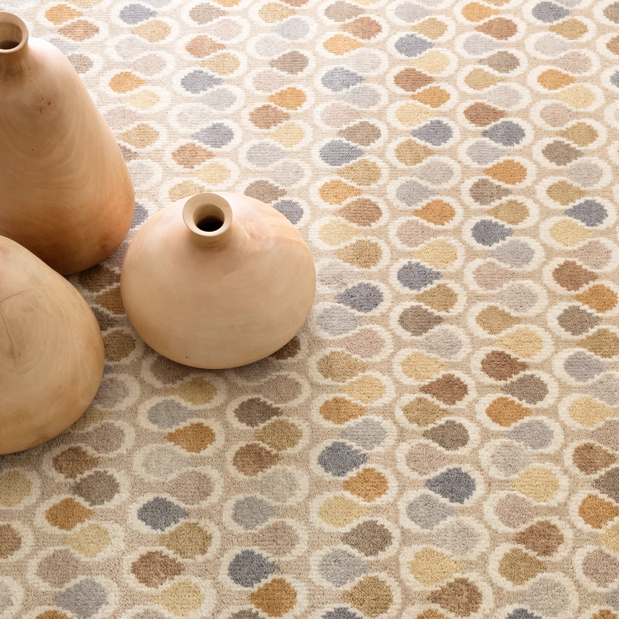 Porter Hand Knotted Wool Rug | Multi - Image 2