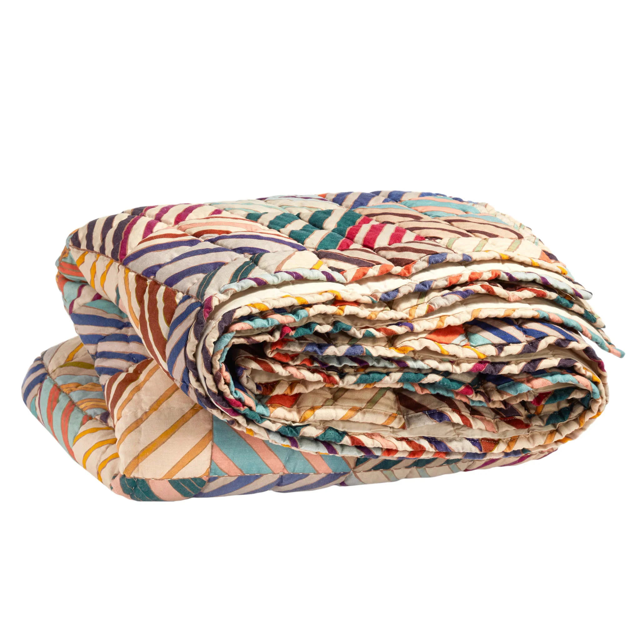 Potter Linen Quilt | Multi - Image 4