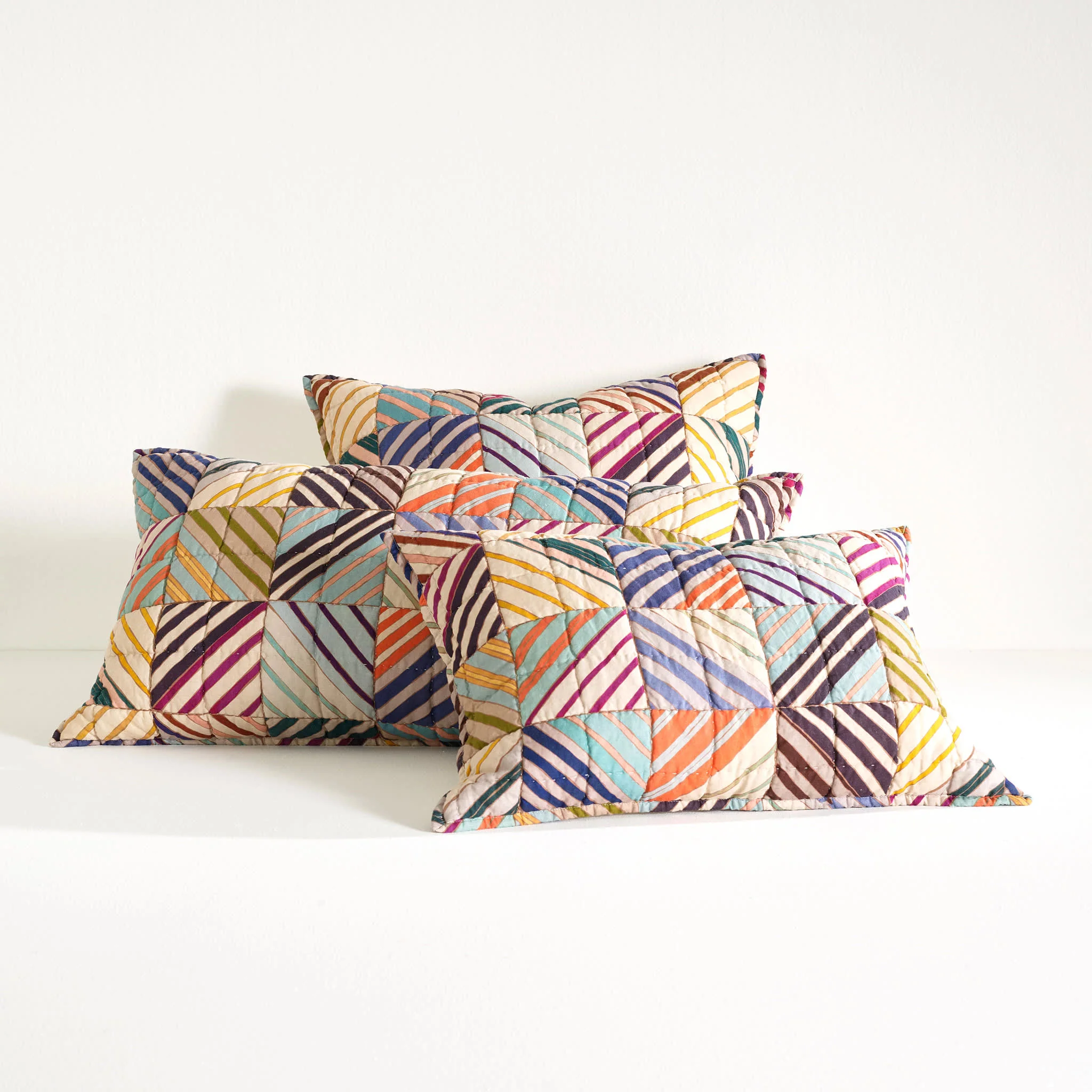 Potter Linen Quilted Sham | Multi