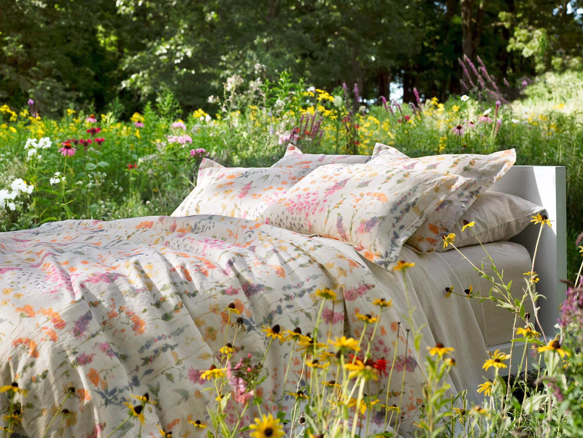 Pressed Flowers Duvet Cover | Multi - Image 2