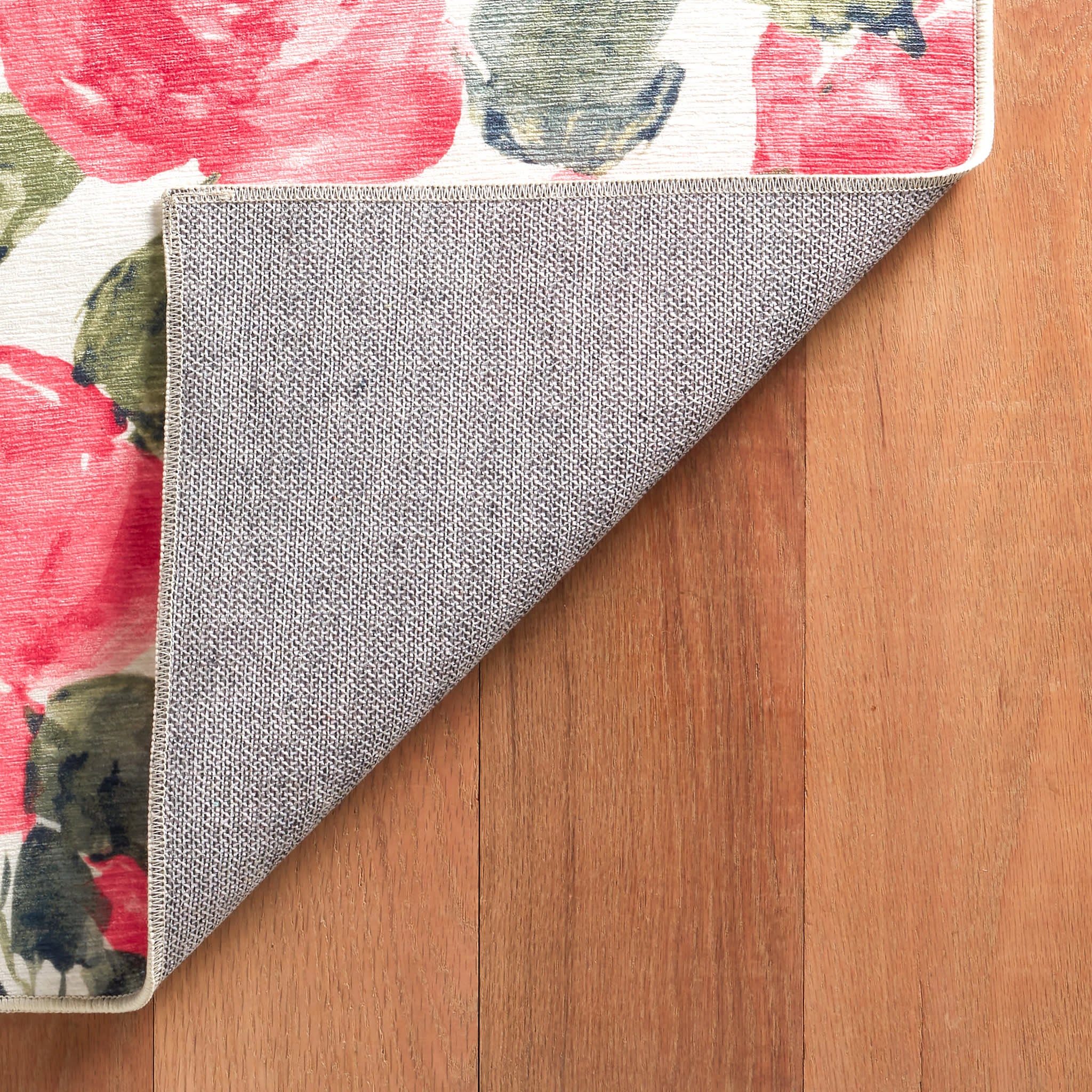 Pretty Peonies Machine Washable Rug | Multi - Image 7