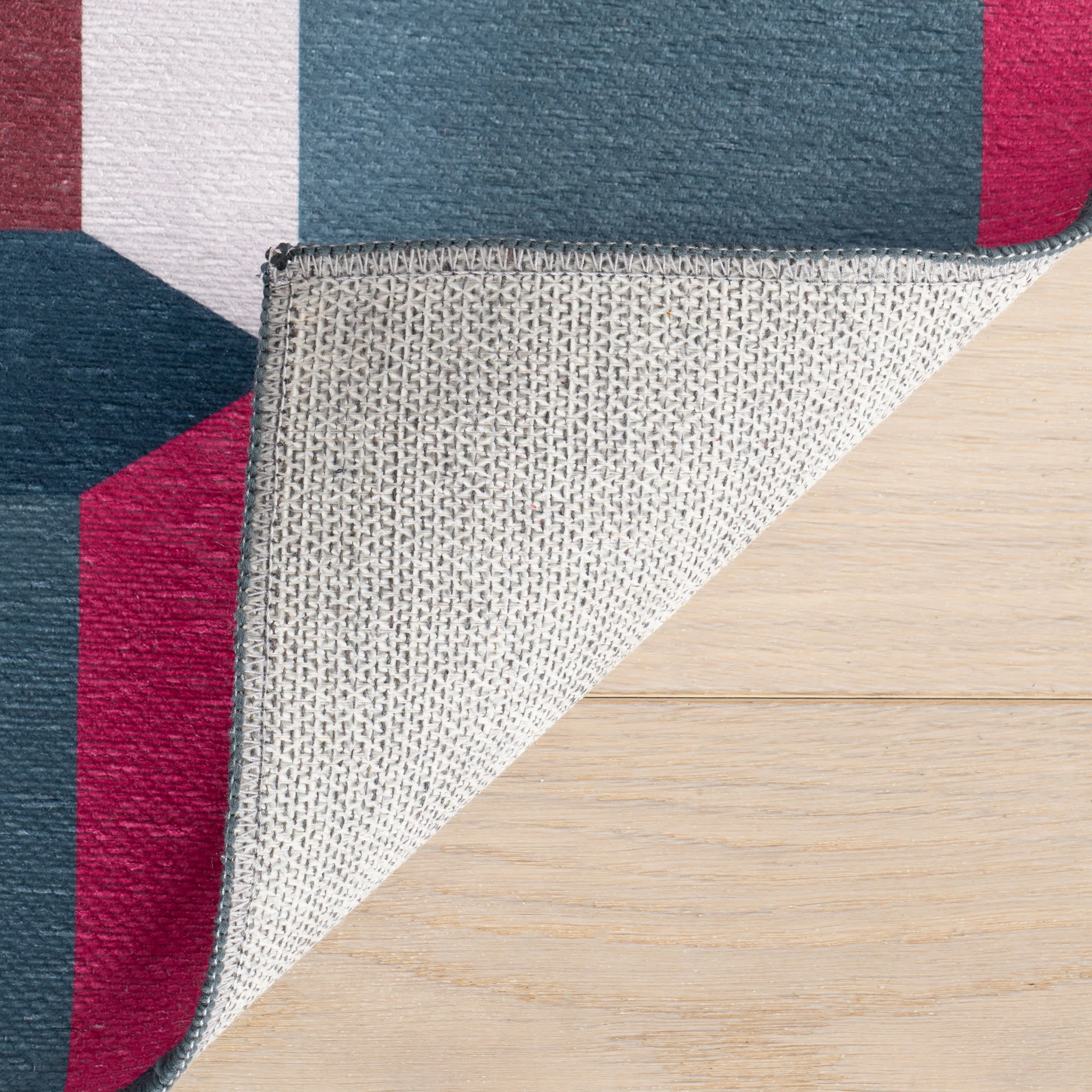 Prism Weave Checkered Washable Rug by Society6 | Multicolor - Image 8