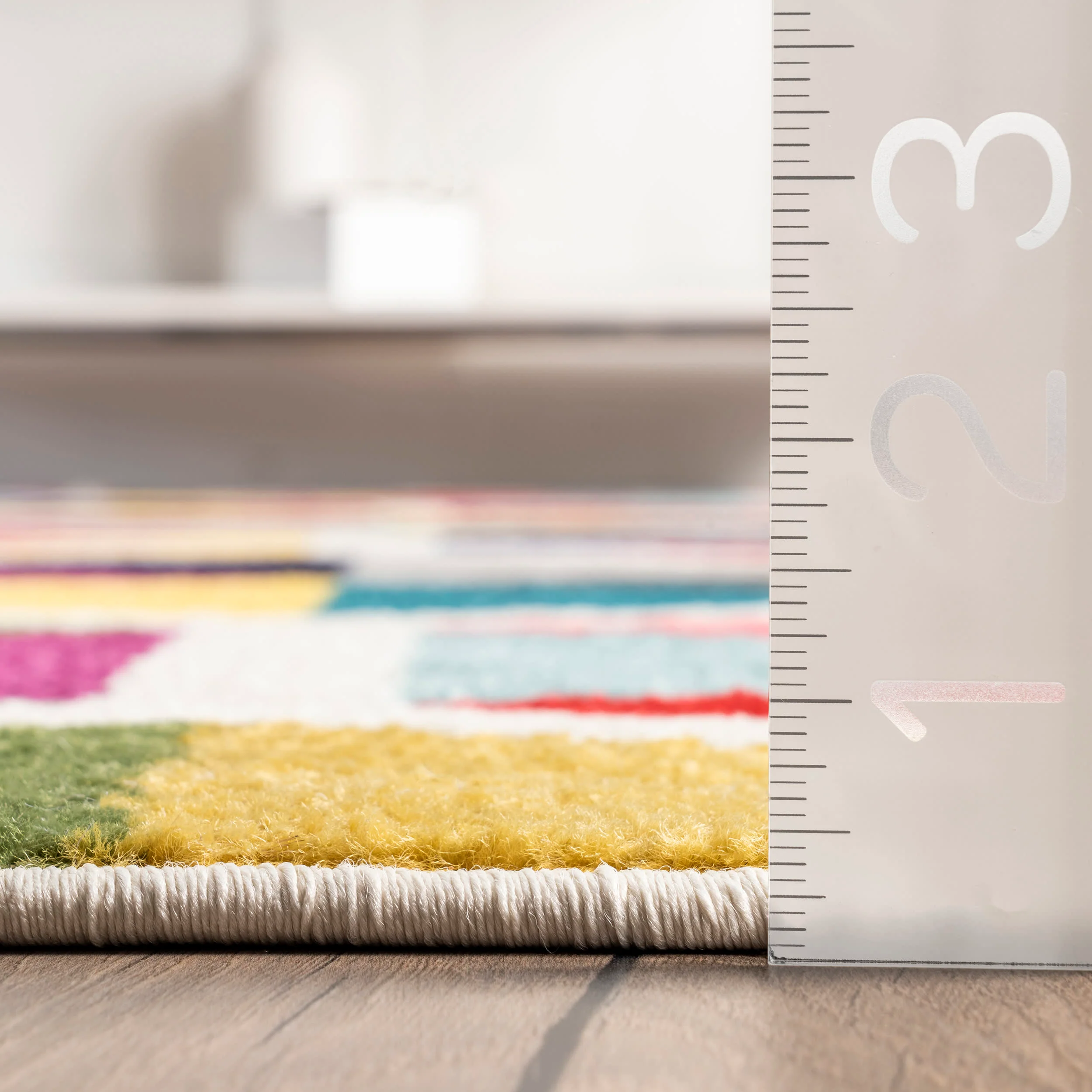 Prismatic Simon Honeycomb Rug | Multicolor - Image 5