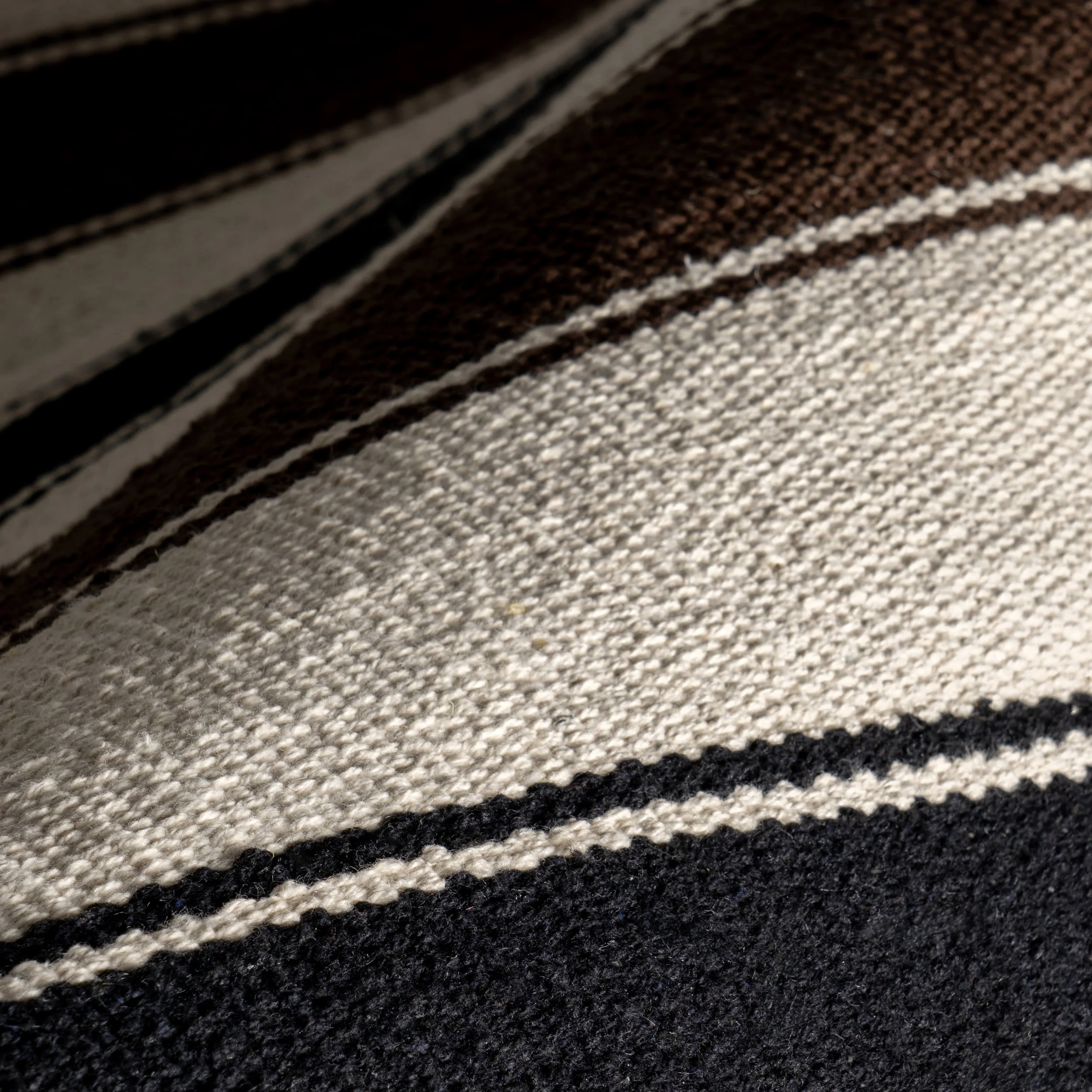 Quest Striped Cotton Rug | Multicolor - Image 3