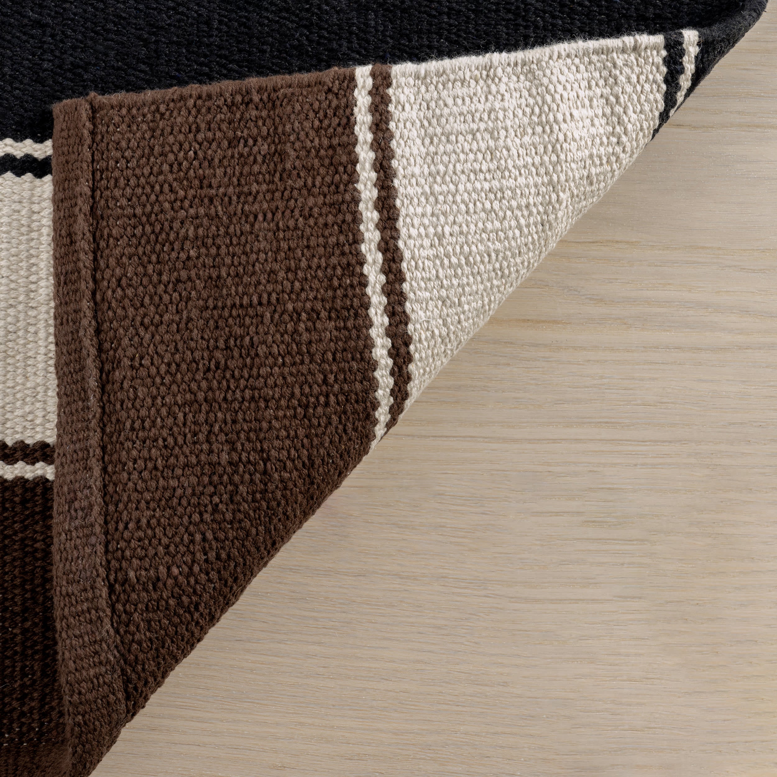 Quest Striped Cotton Rug | Multicolor - Image 6