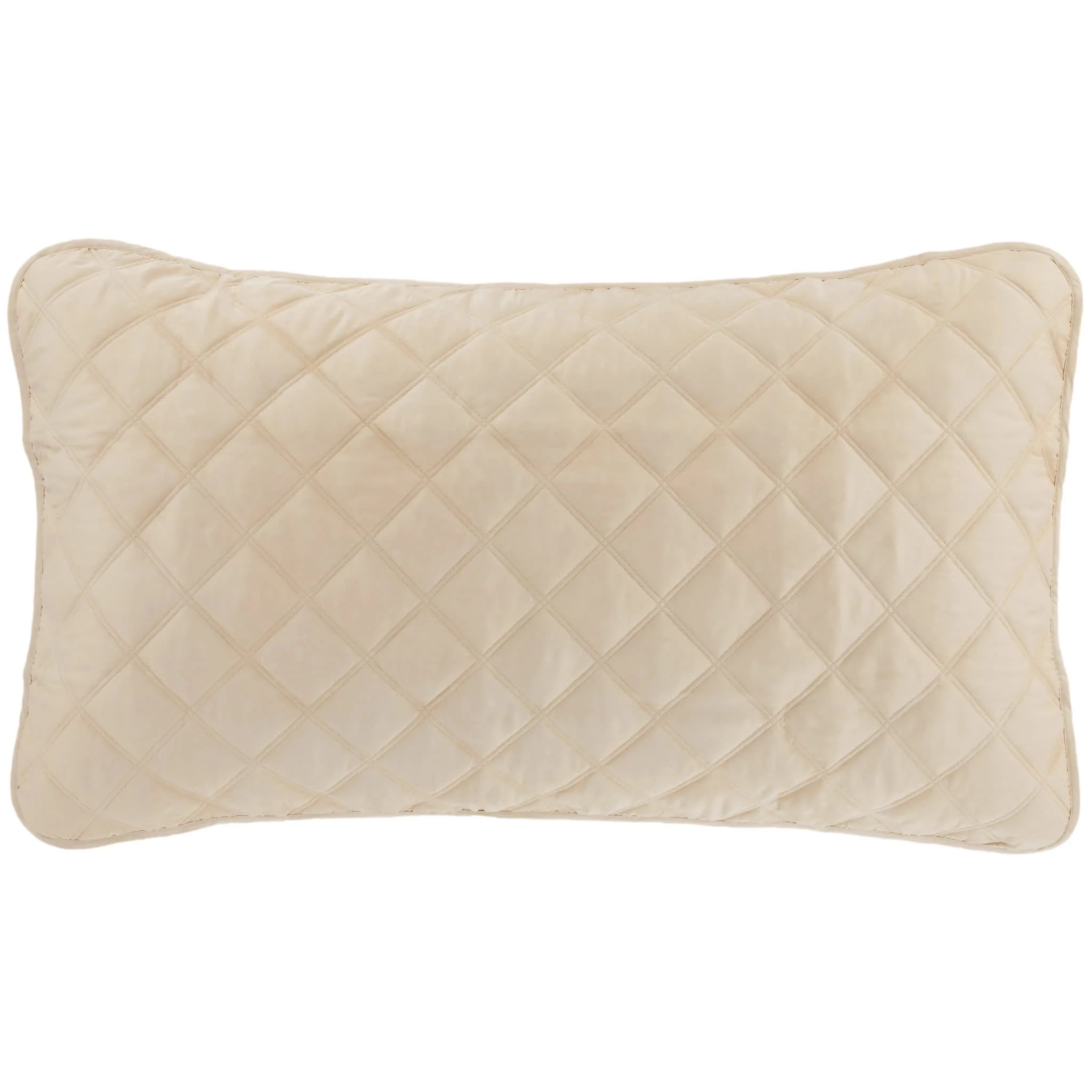 Quilted Silken Solid Sham | Sand - Image 5
