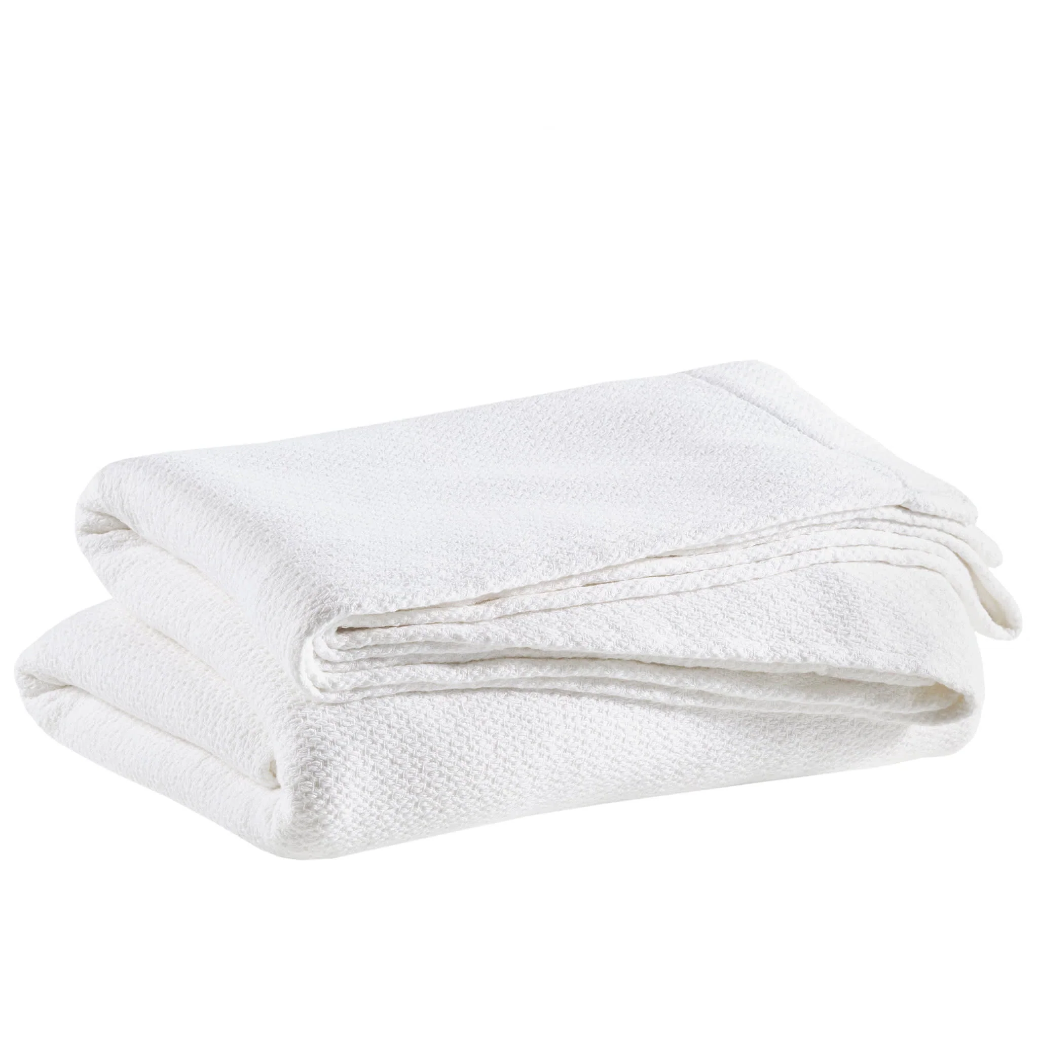 Quinn Cotton Blanket | White - Image 2