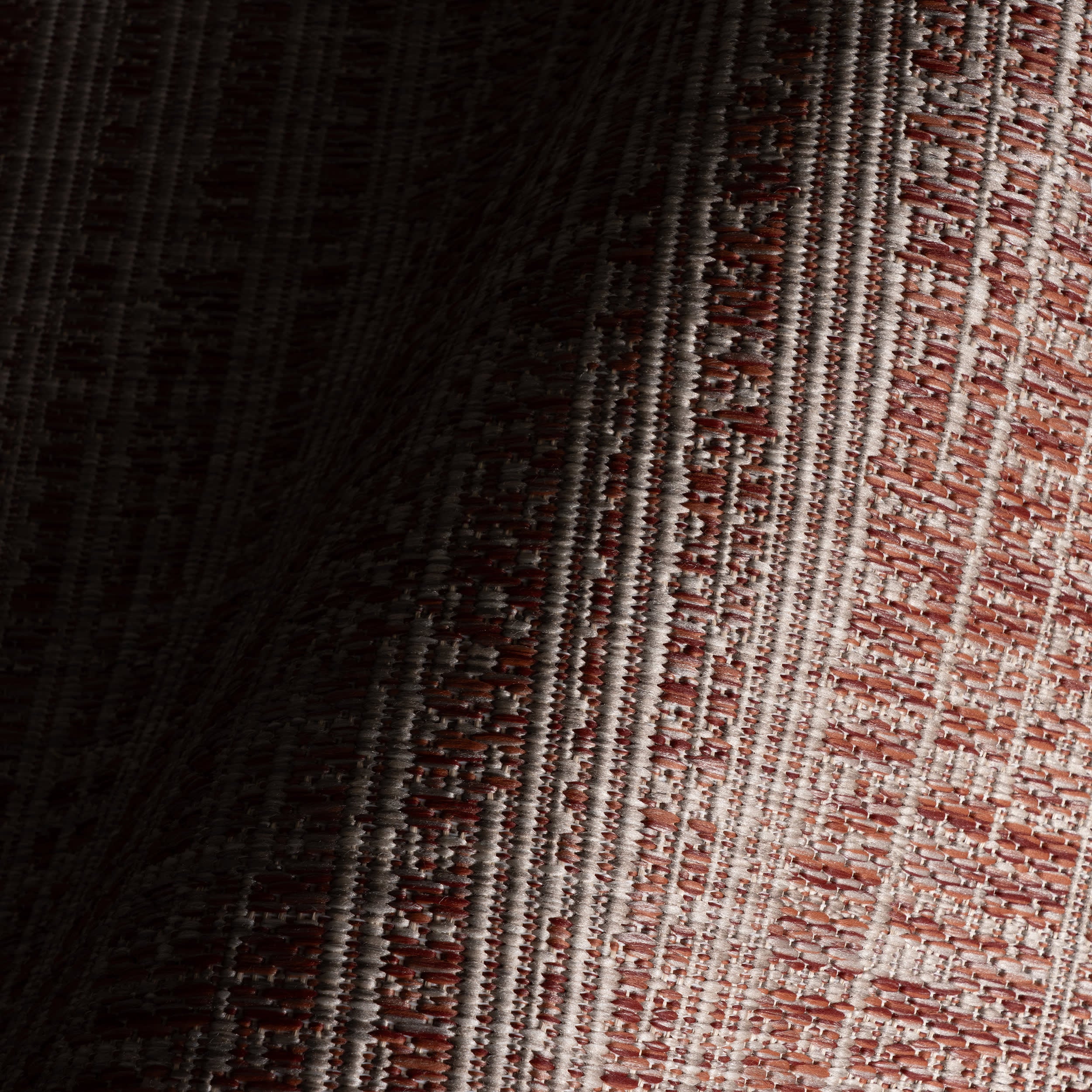 Raaena Abstract Solid Indoor/Outdoor Rug | Red - Image 3