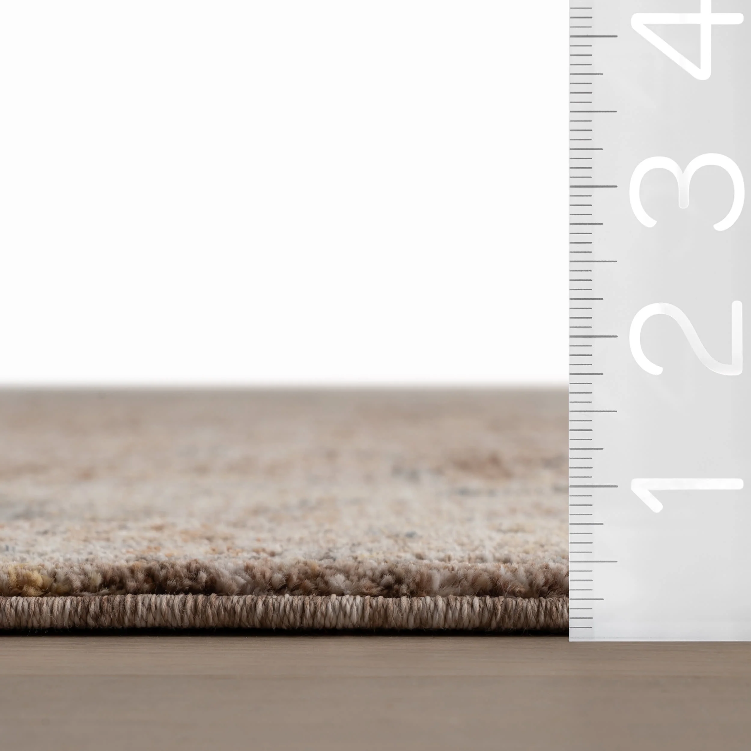 Rada Traditional Vintage Floral Rug | Brown - Image 6