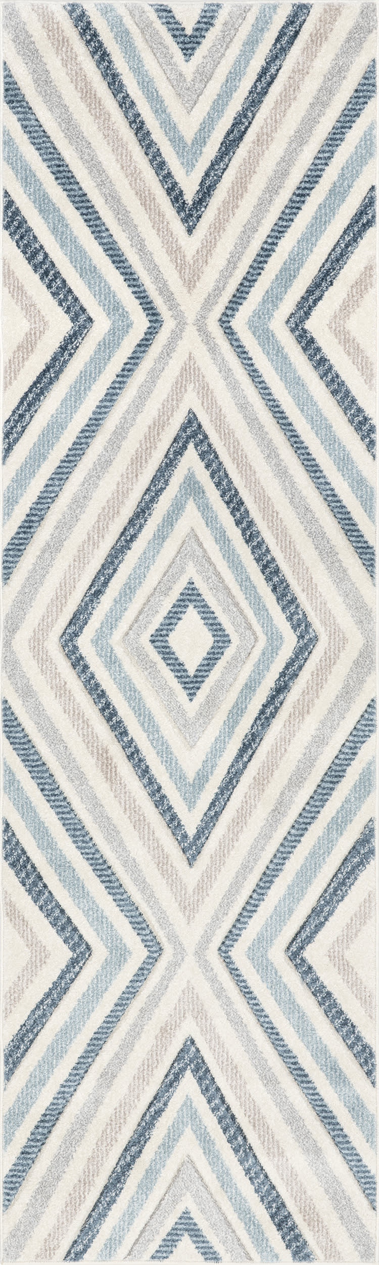 Radiant Chevrons Rug | Blue