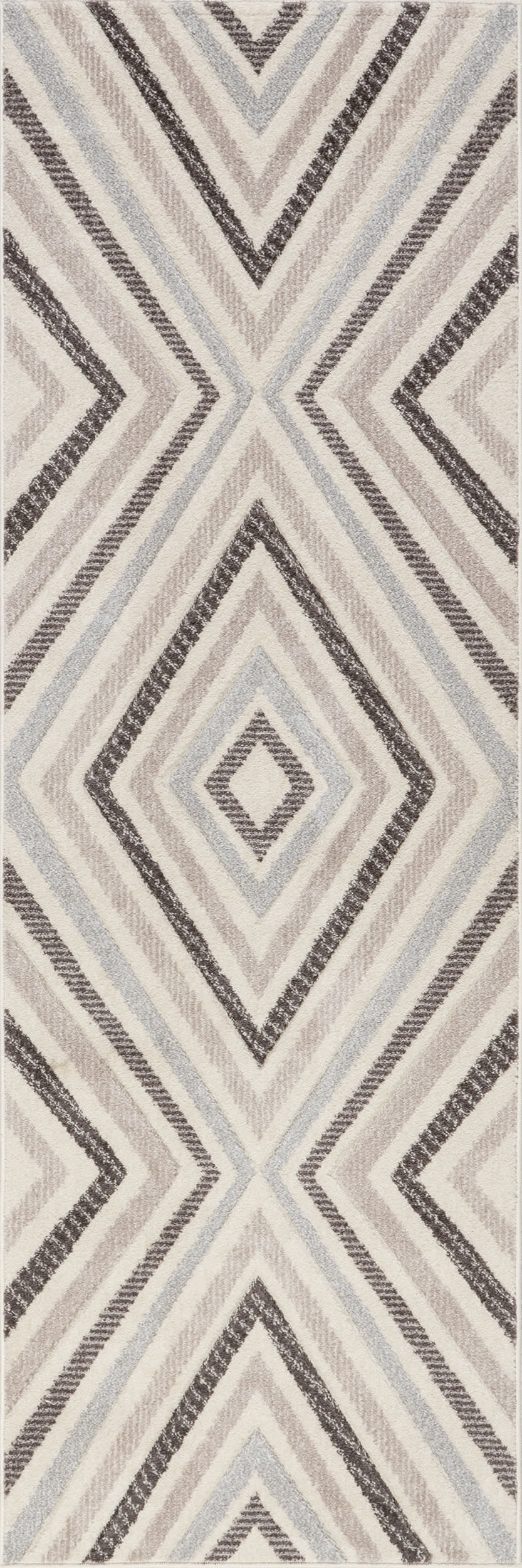 Radiant Chevrons Rug | Grey