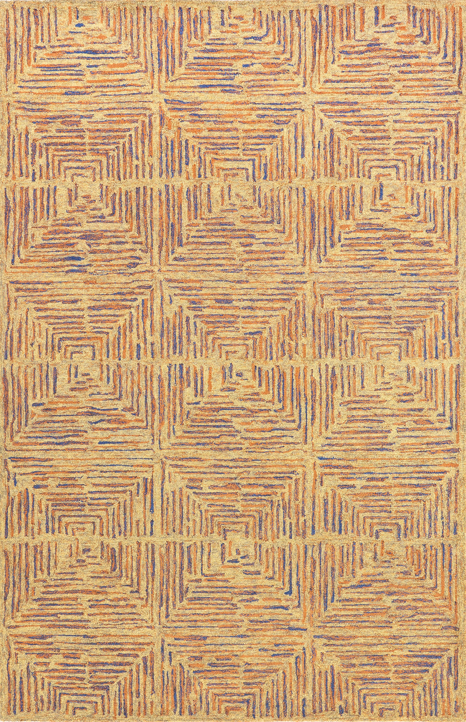Rae Retro Trellis Rug | Brown