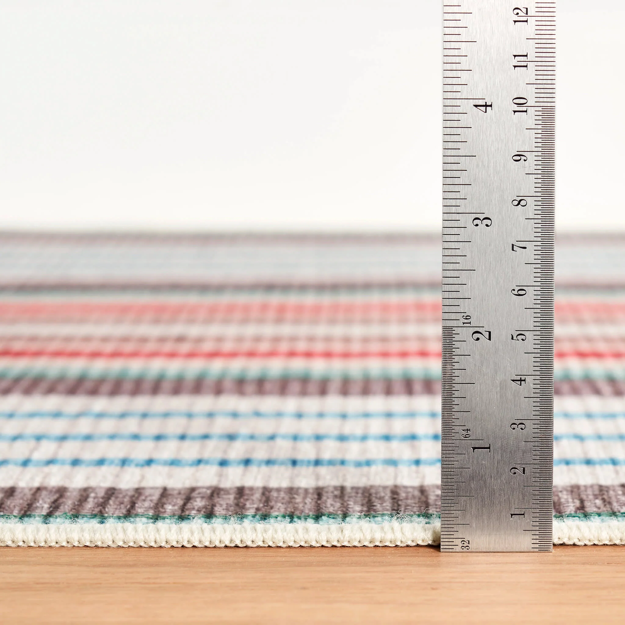 Ranch Stripe Machine Washable Rug | Multi - Image 6