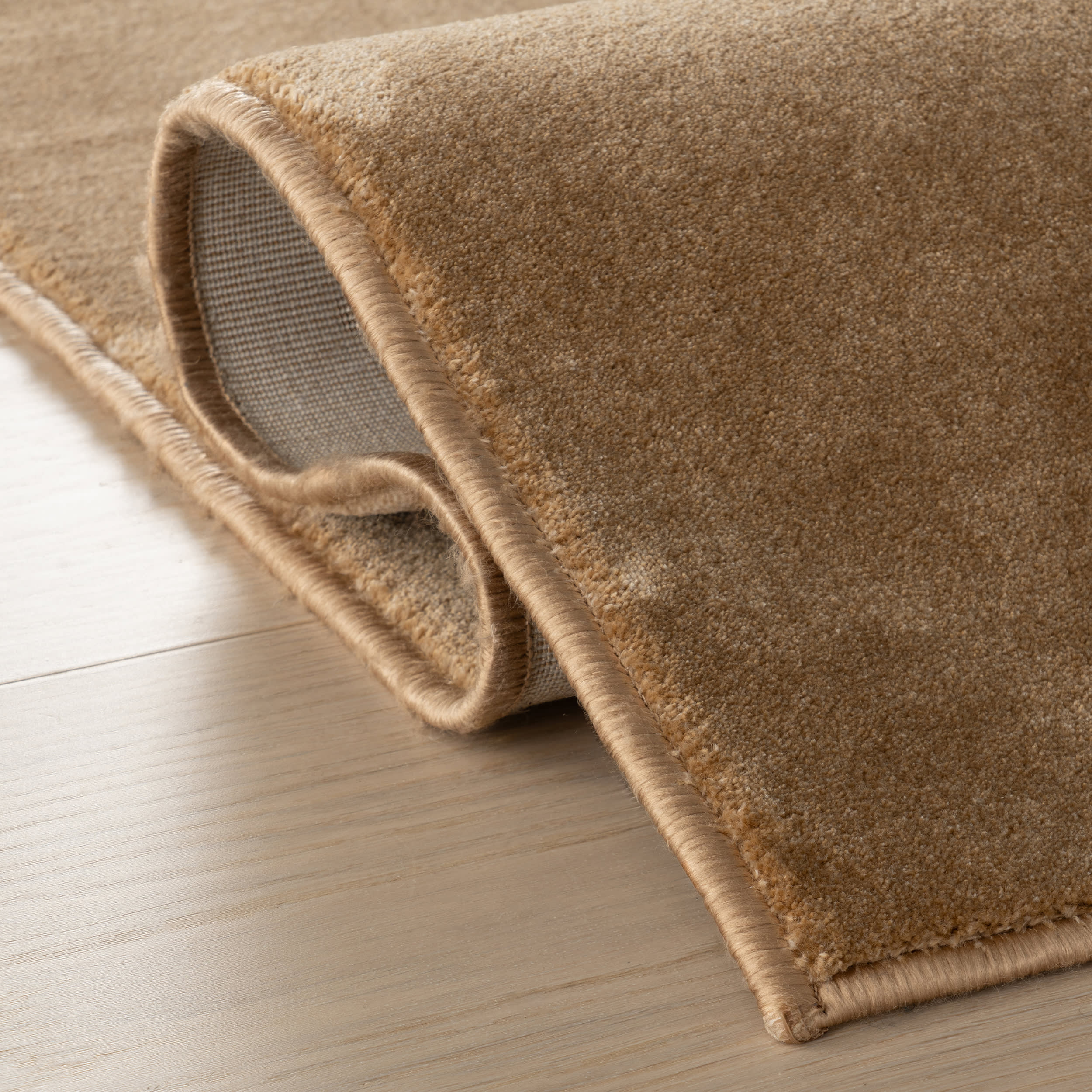 Ranya Modern Solid Rug | Tan - Image 10