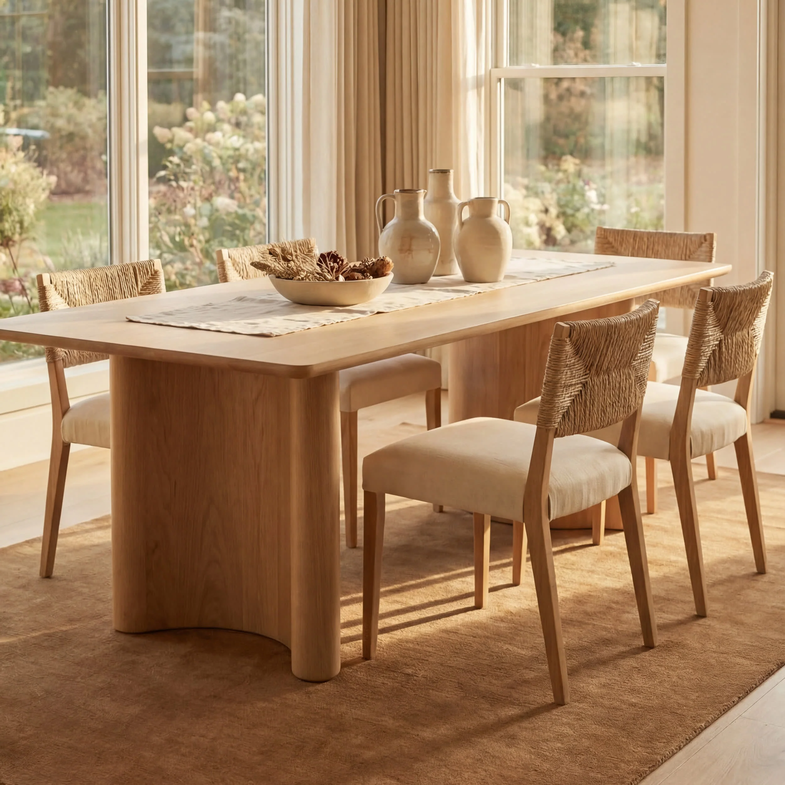 Ranya Modern Solid Rug | Tan - Image 7