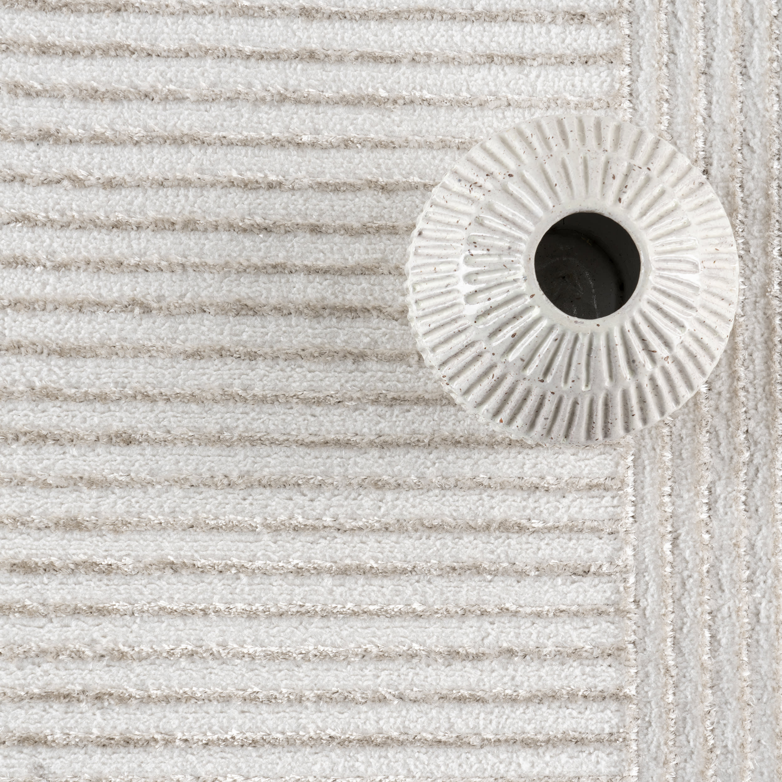 Rashida Geometric Rug | Beige - Image 8