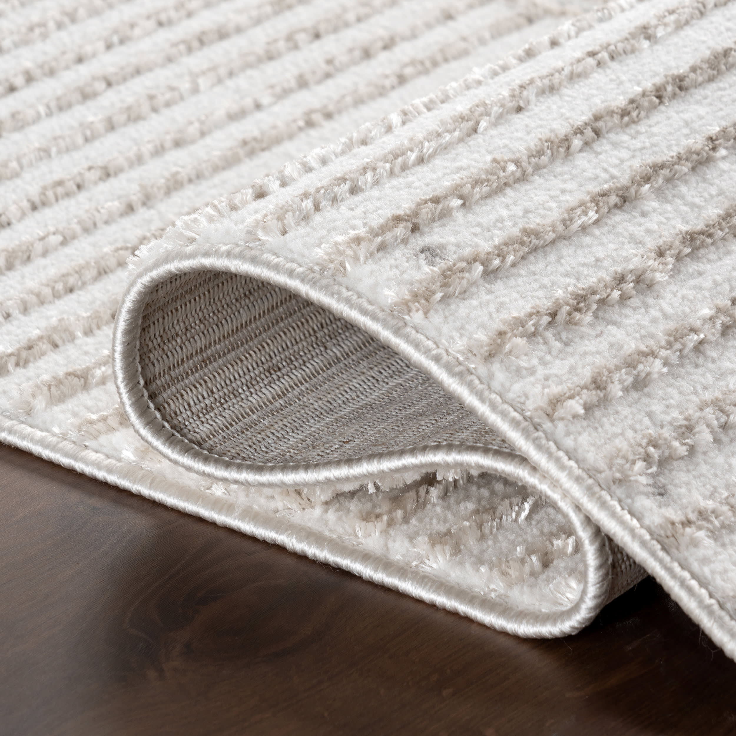 Rashida Geometric Rug | Beige - Image 9