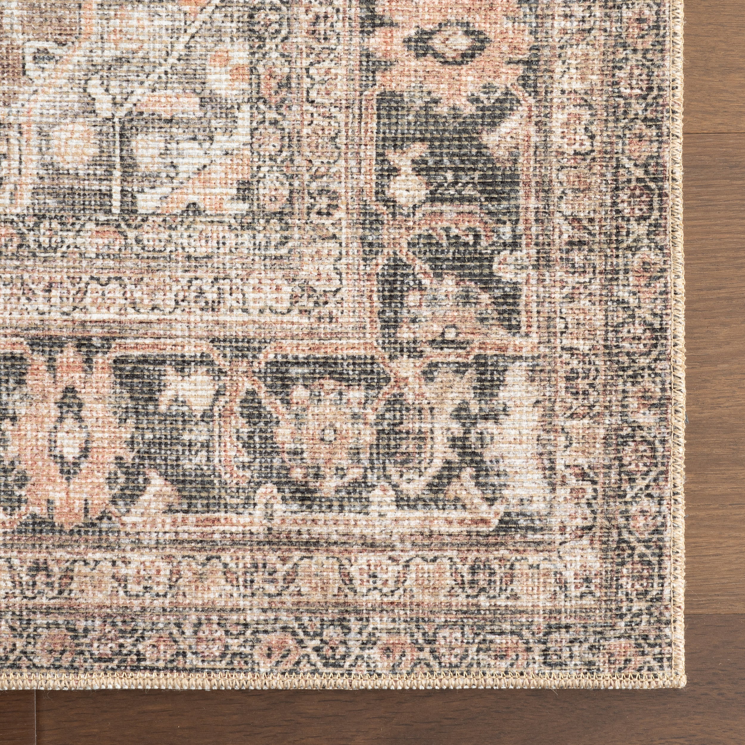 Red Bank Antiqued Jute-Blend Rug | Light Brown - Image 4