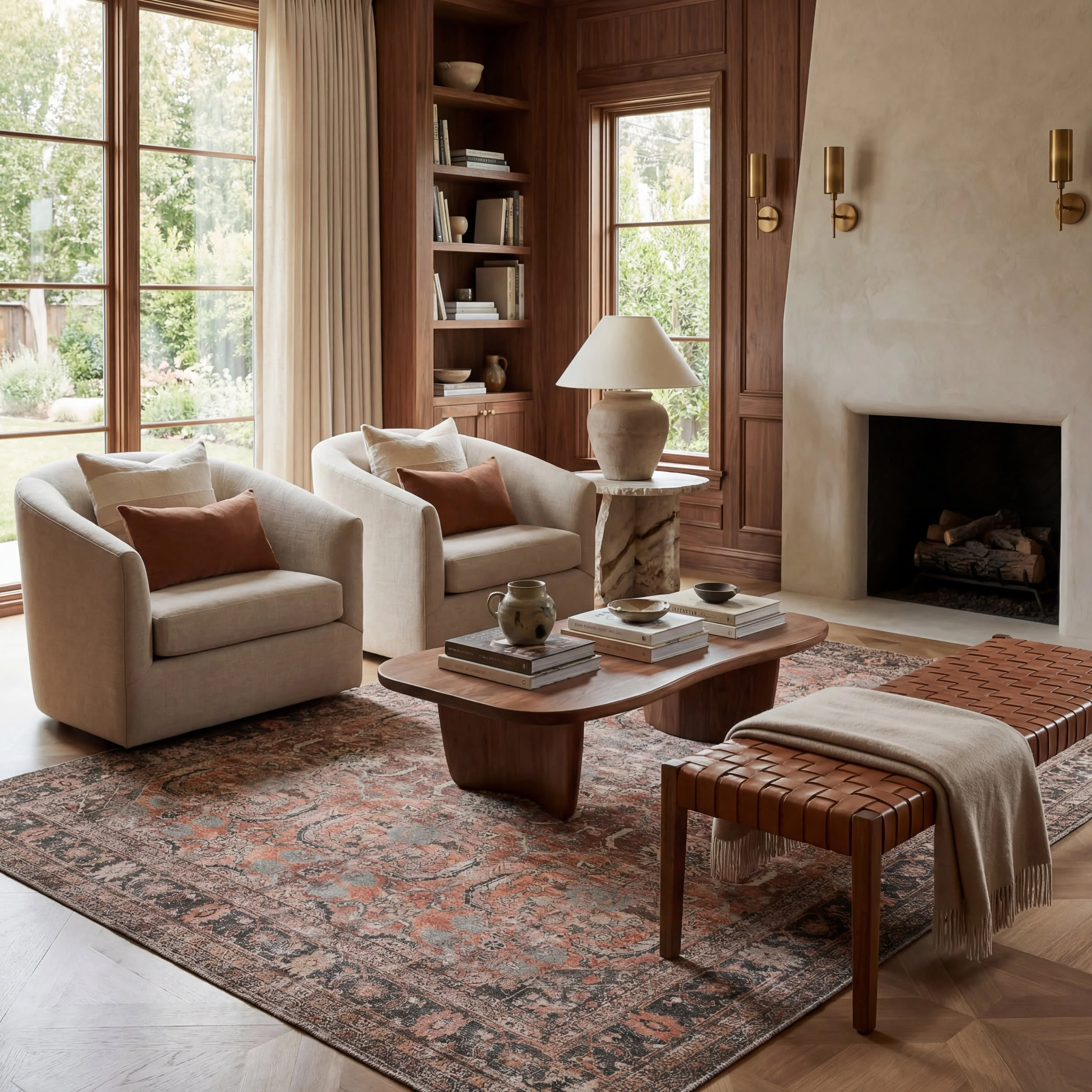 Red Bank Antiqued Jute-Blend Rug | Multicolor - Image 2