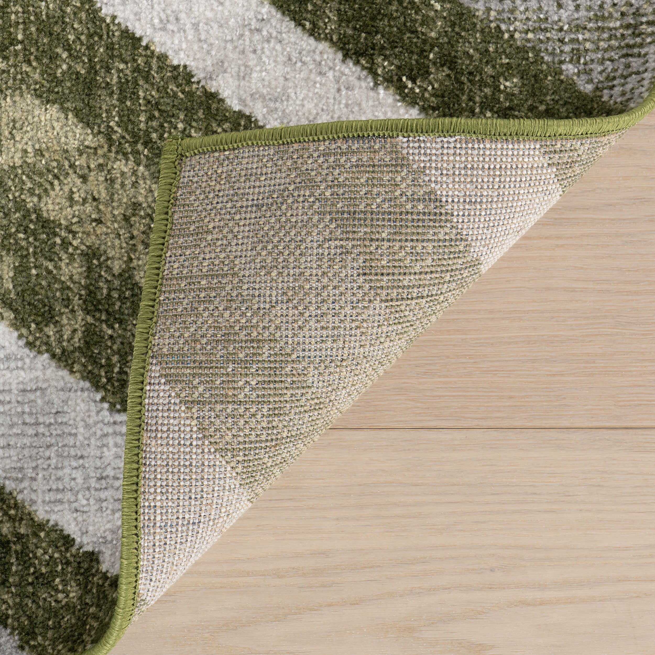 Reeba Washable Distressed Rug | Green - Image 8