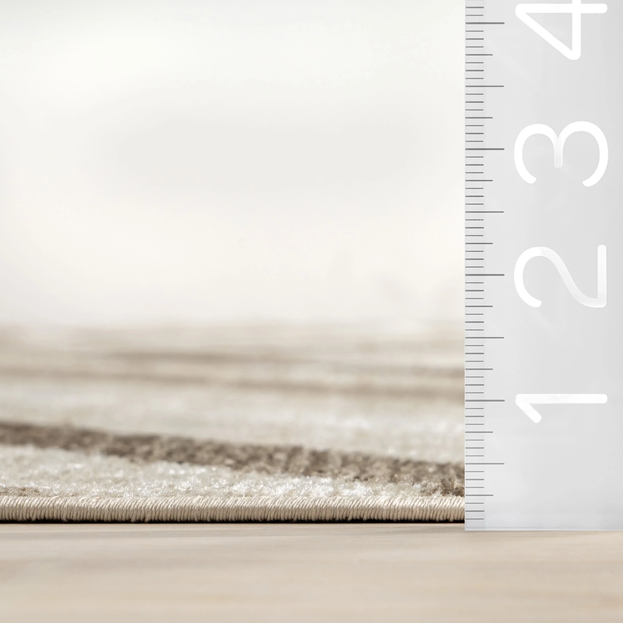 Reeba Washable Distressed Rug | Light Brown - Image 6