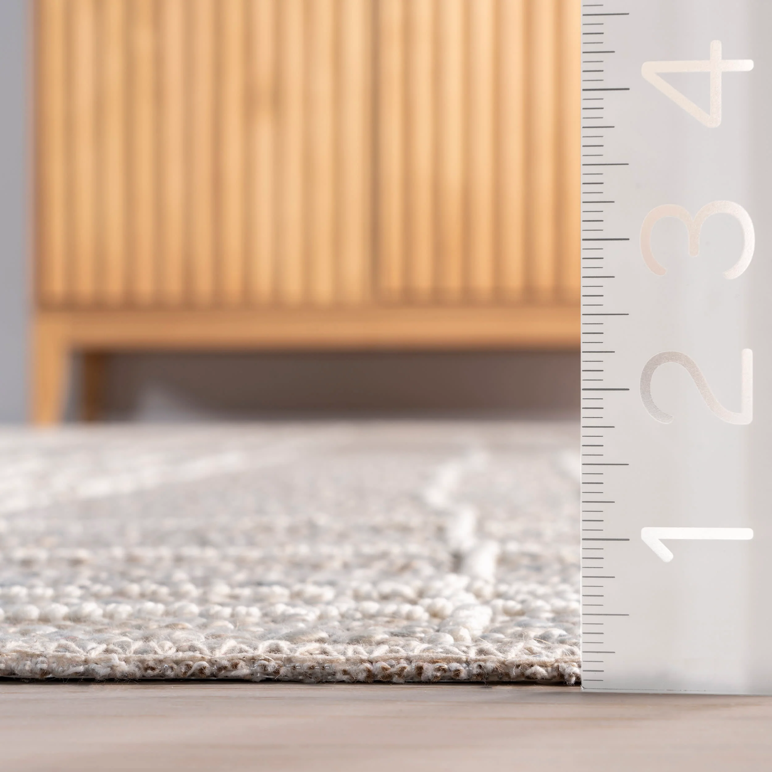 Reera Flatwoven Striped Rug | Beige - Image 5