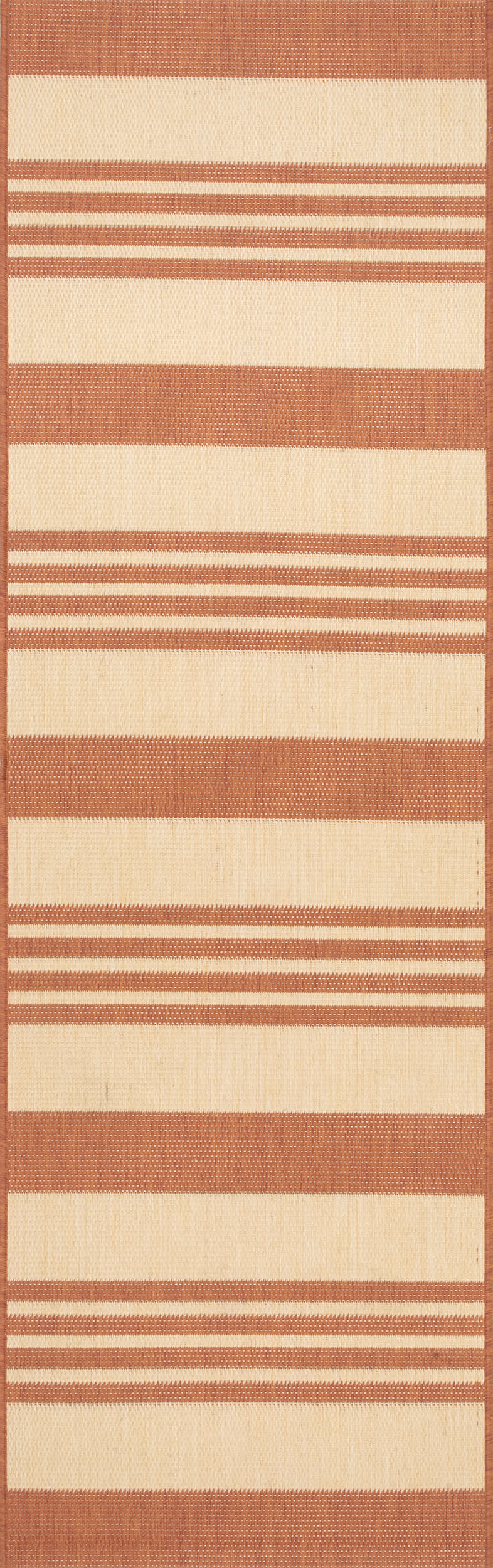 Regency Stripes Indoor/Outdoor Rug | Terracotta