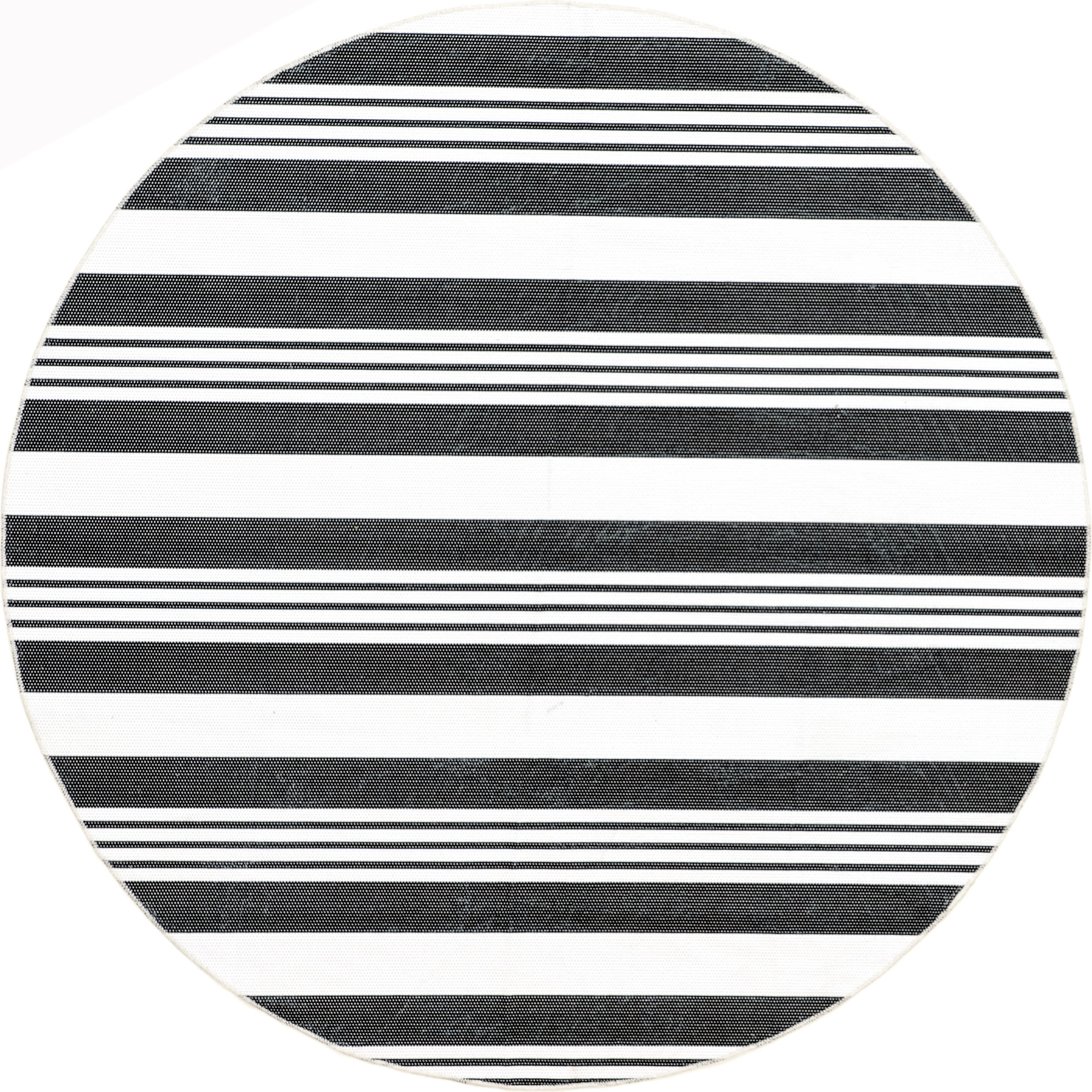 Regency Stripes Washable Rug | Charcoal