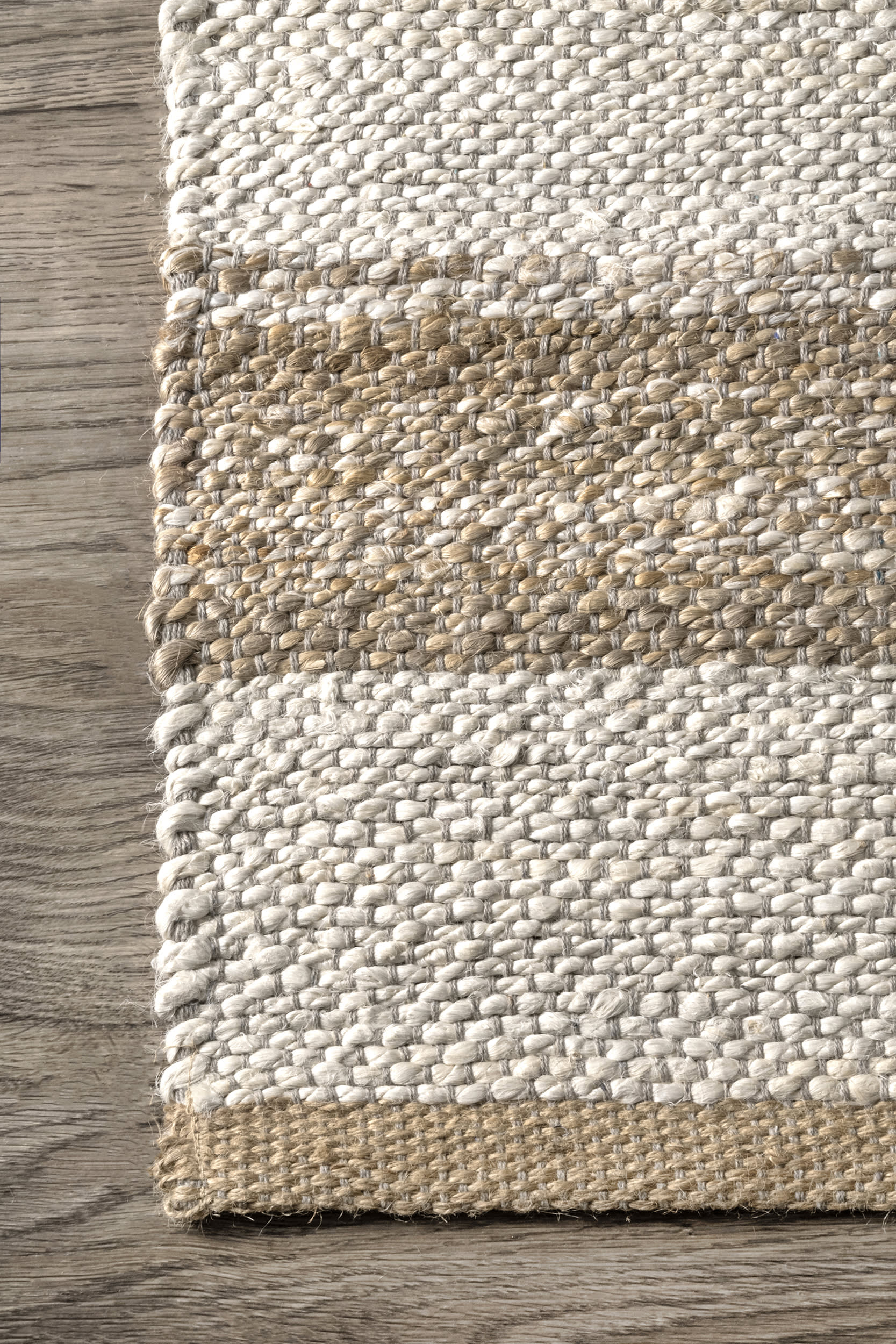 Ren Striped Jute Rug | Natural - Image 3
