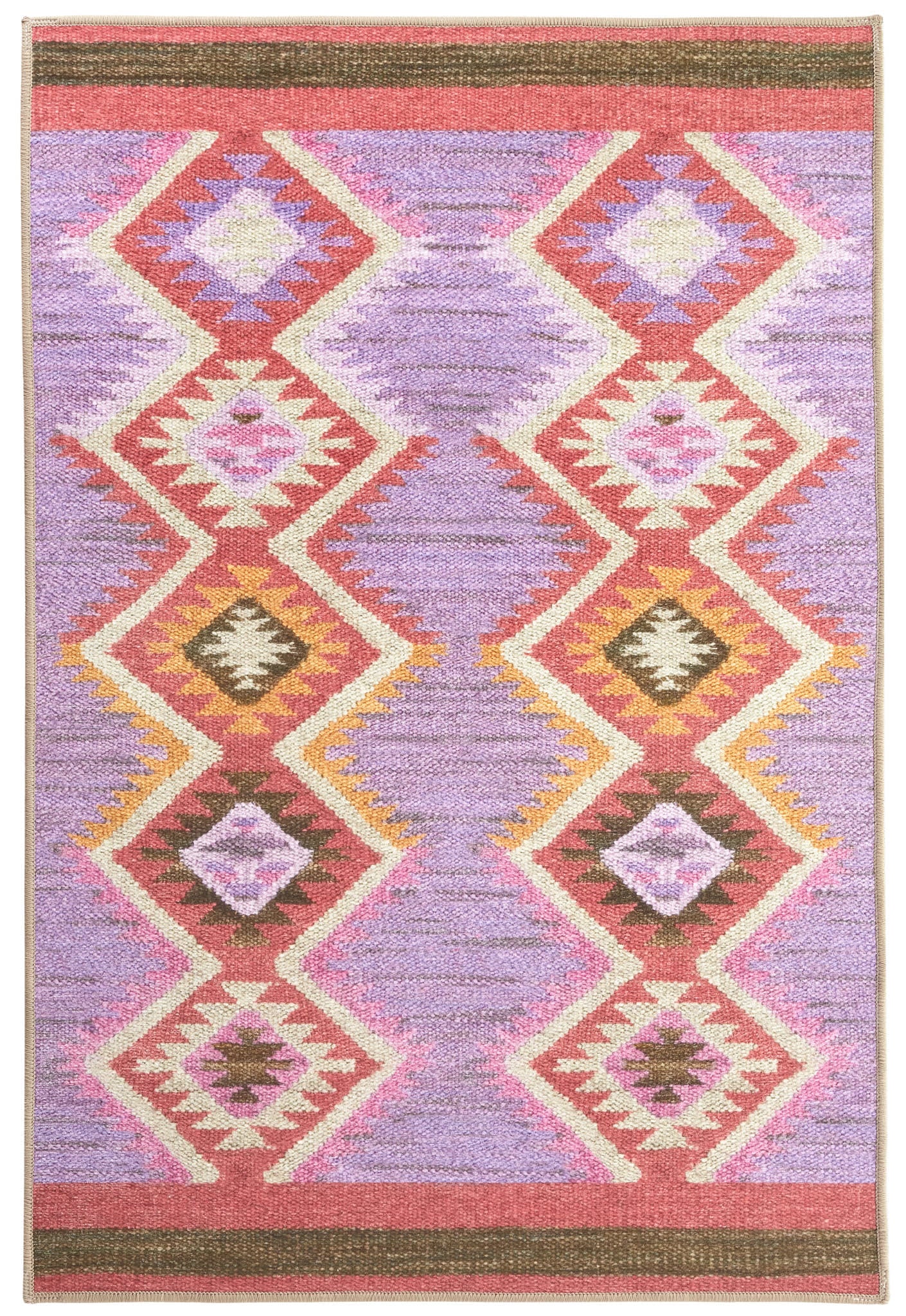 Rhapsody Machine Washable Rug | Spice