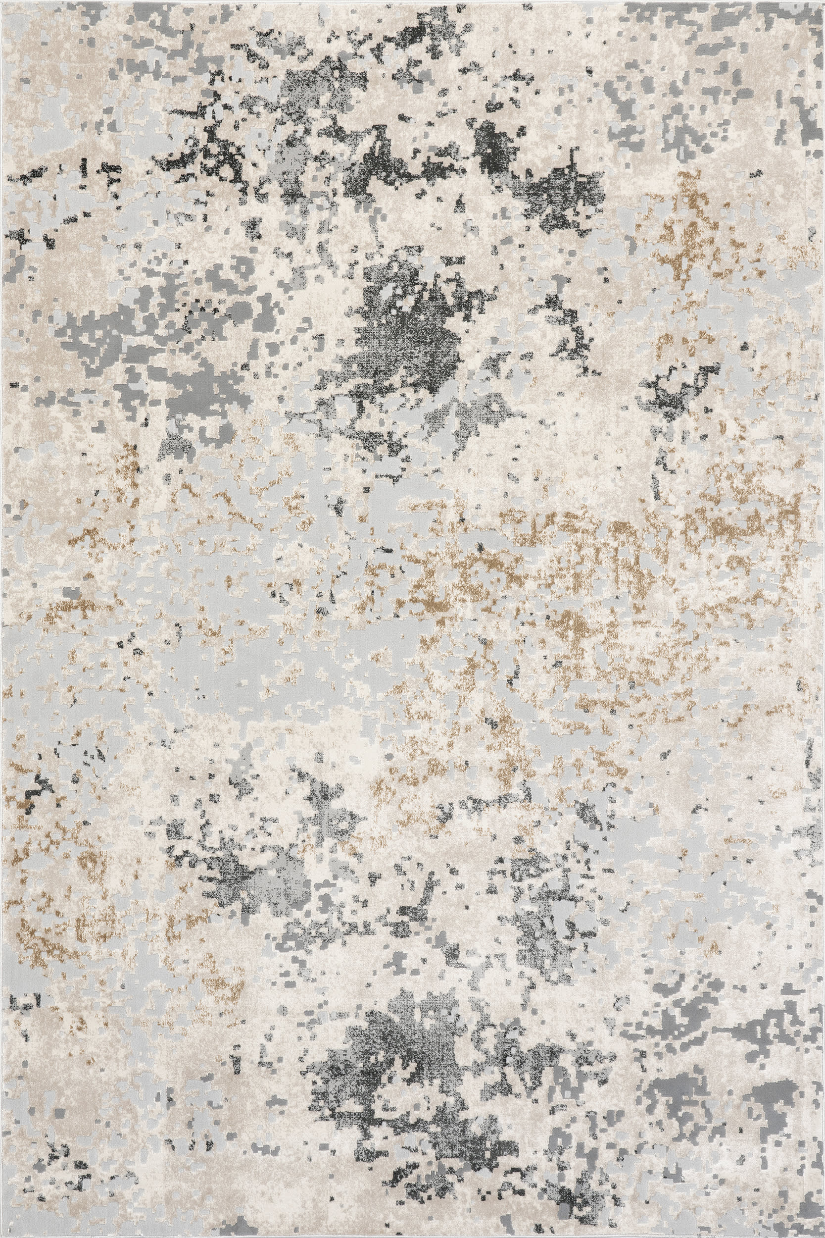 Ricki Mottled Abstract Rug | Beige