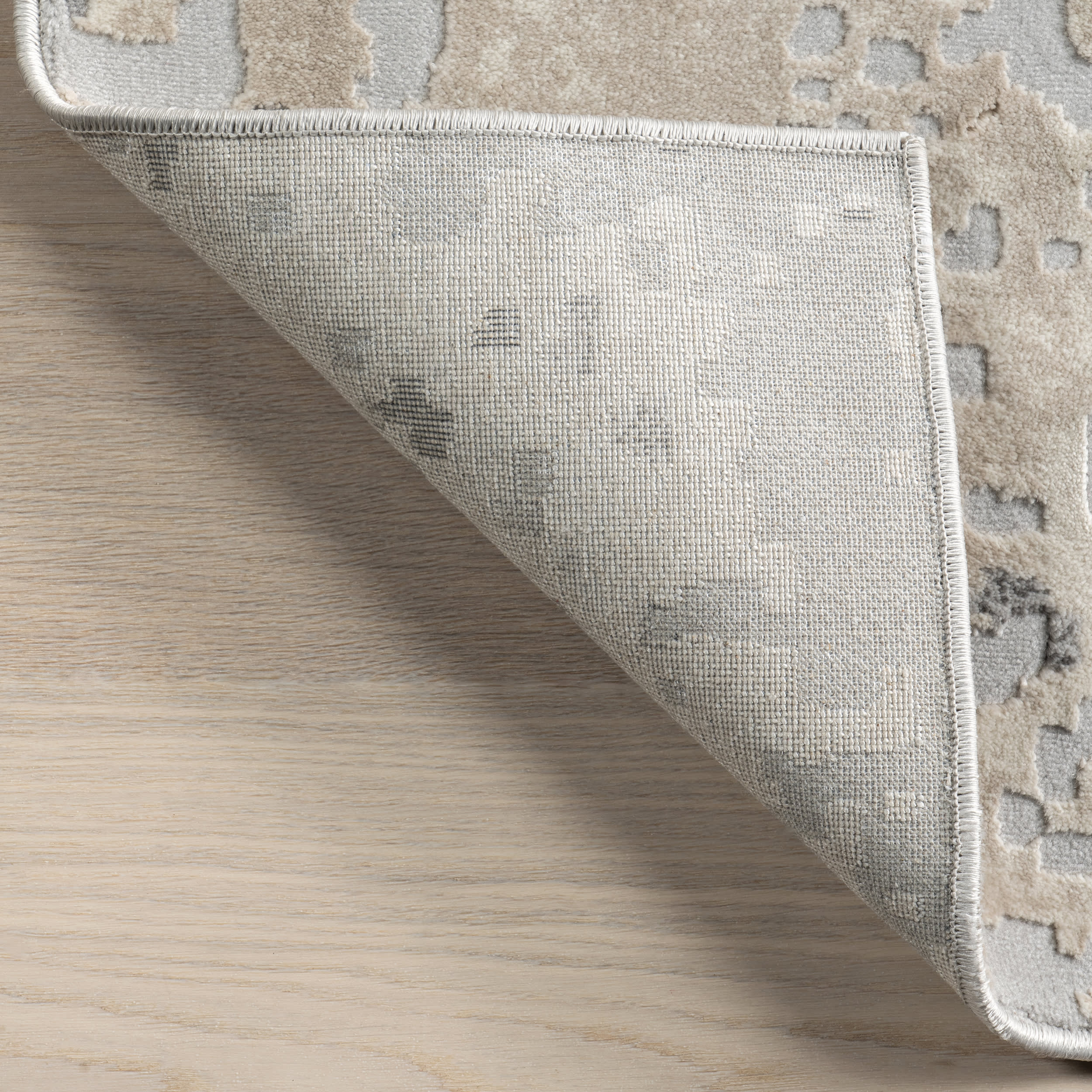 Ricki Mottled Abstract Rug | Beige - Image 8