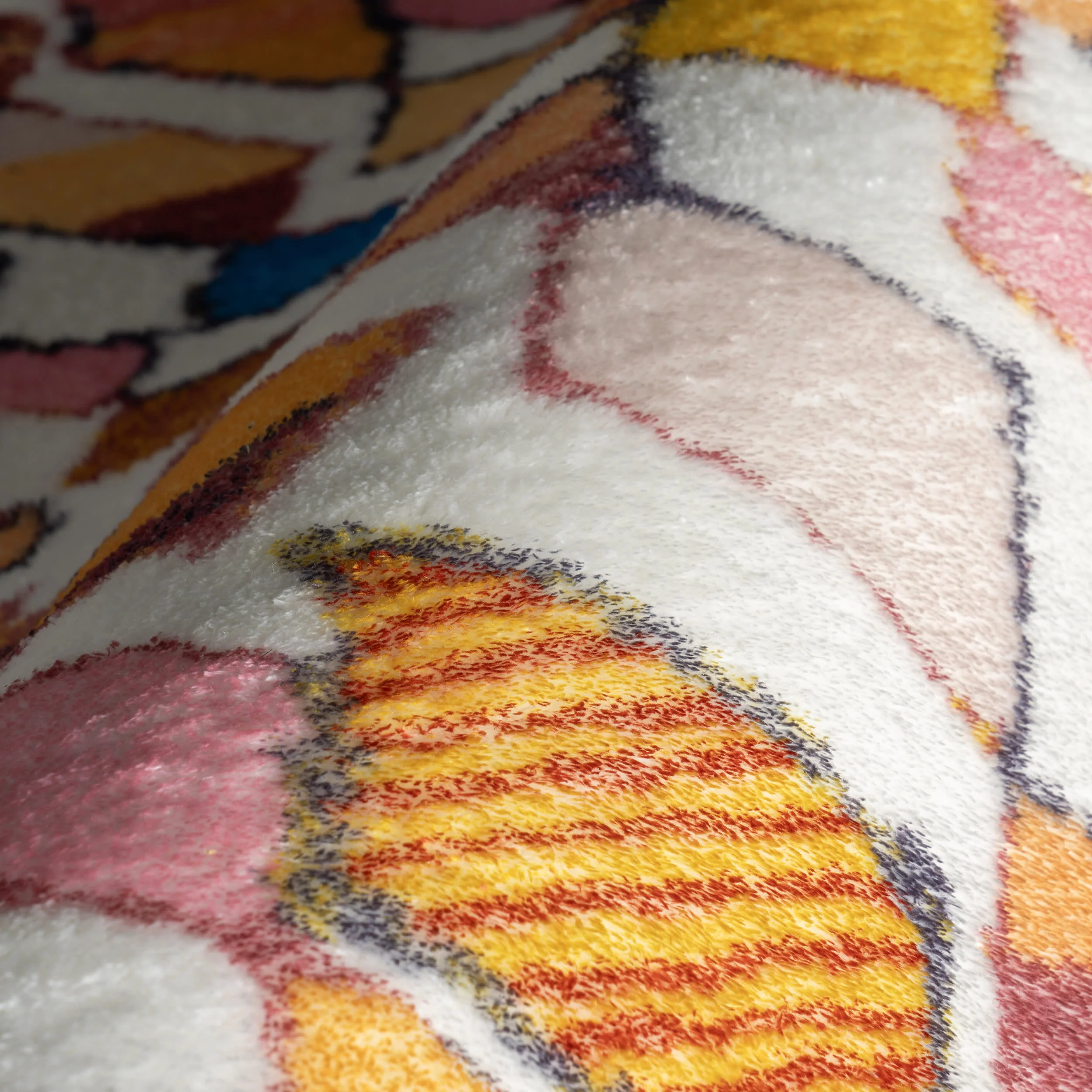 Ridge Trellis Washable Rug | Multicolor - Image 3