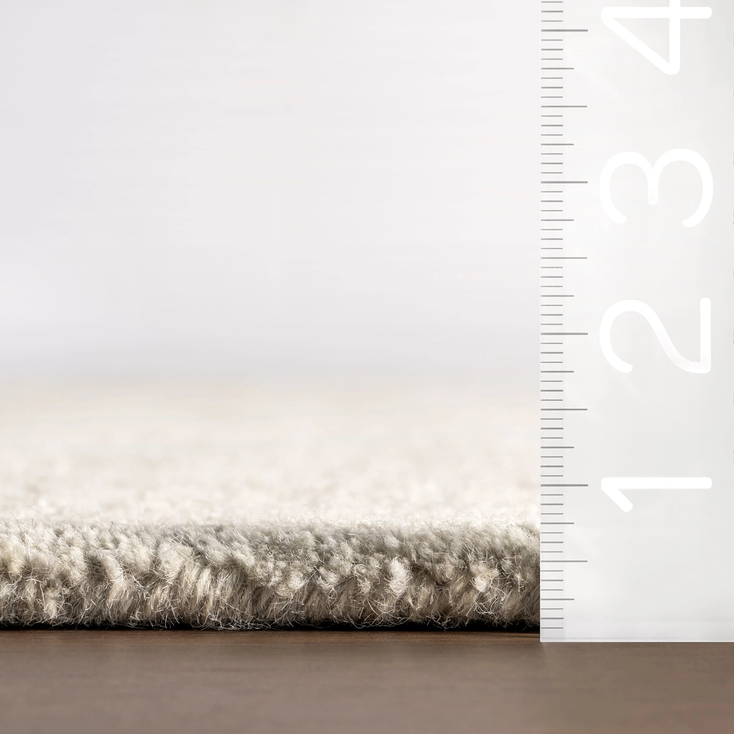 Ridgewood Wool Monochromatic Rug | Blue Grey - Image 6