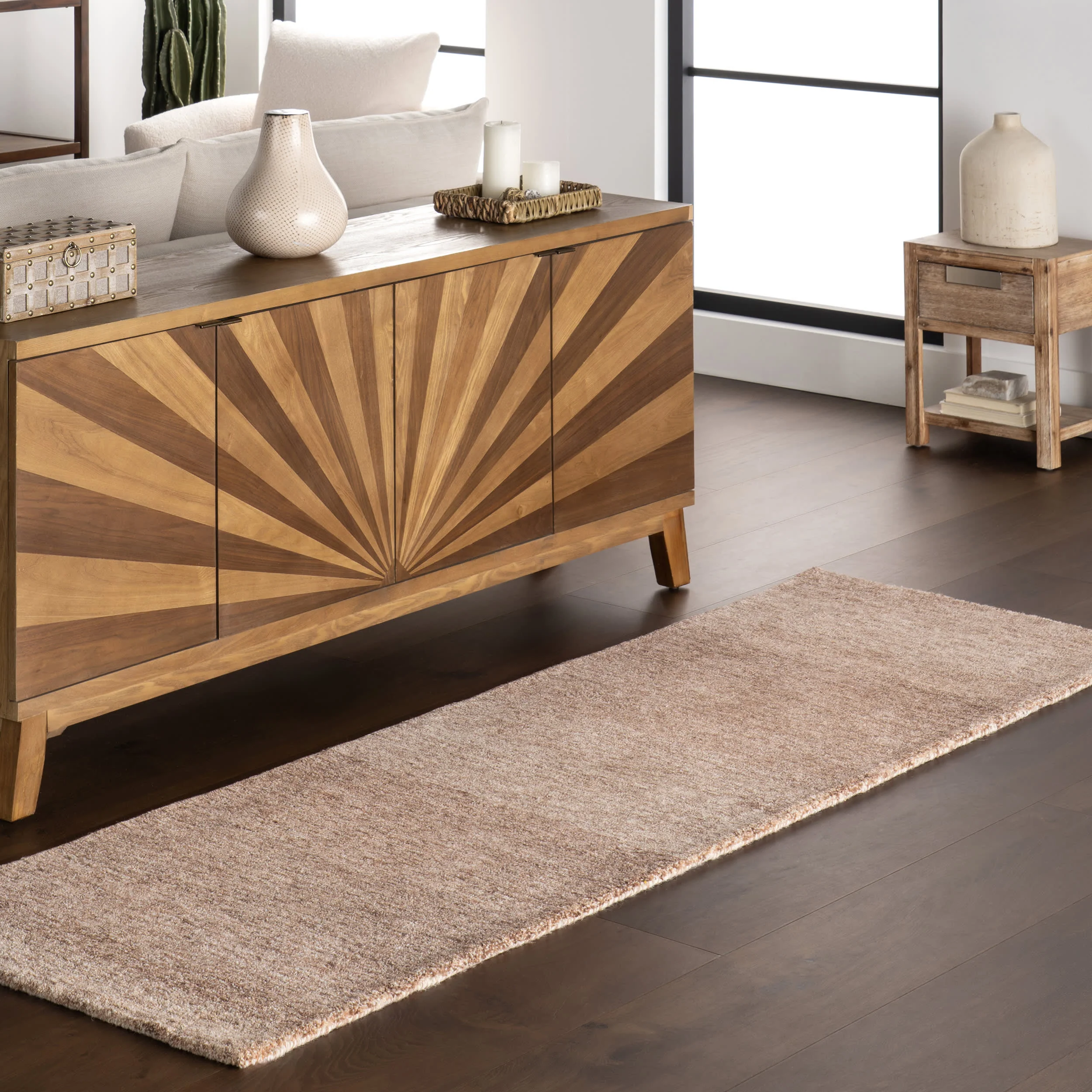 Ridgewood Wool Monochromatic Rug | Tan - Image 2