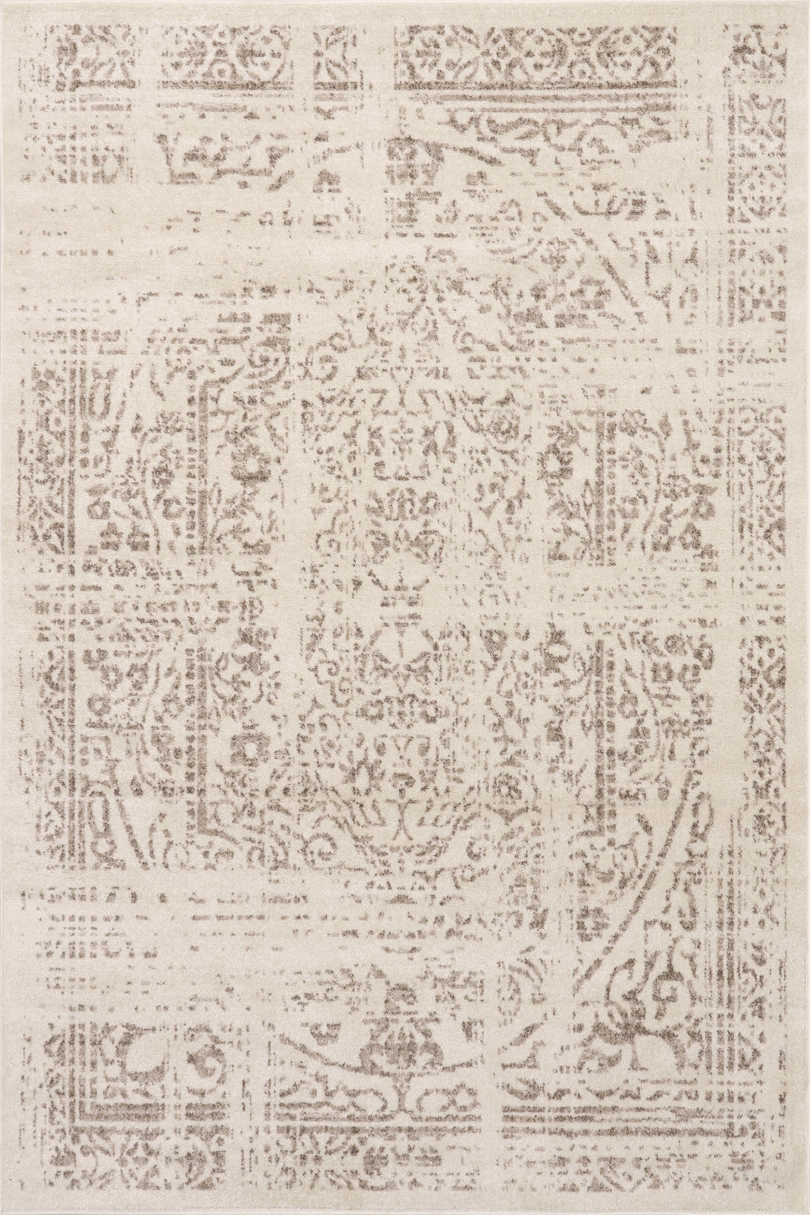 Ring Around The Rosette Rug | Beige