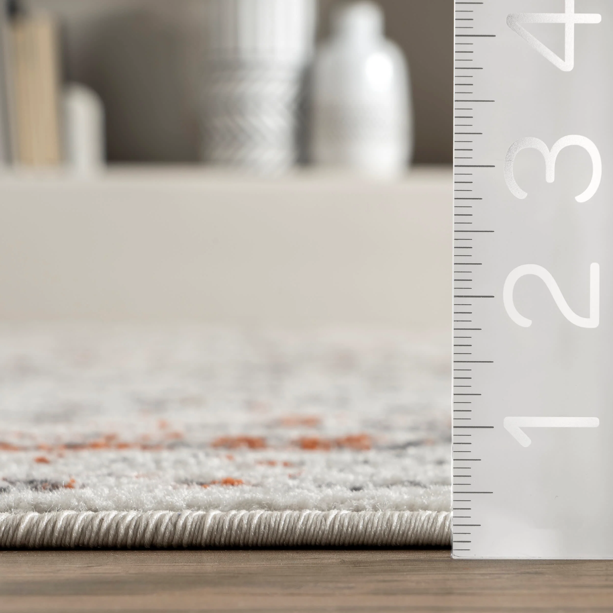 Ring Around The Rosette Rug | Red - Image 5