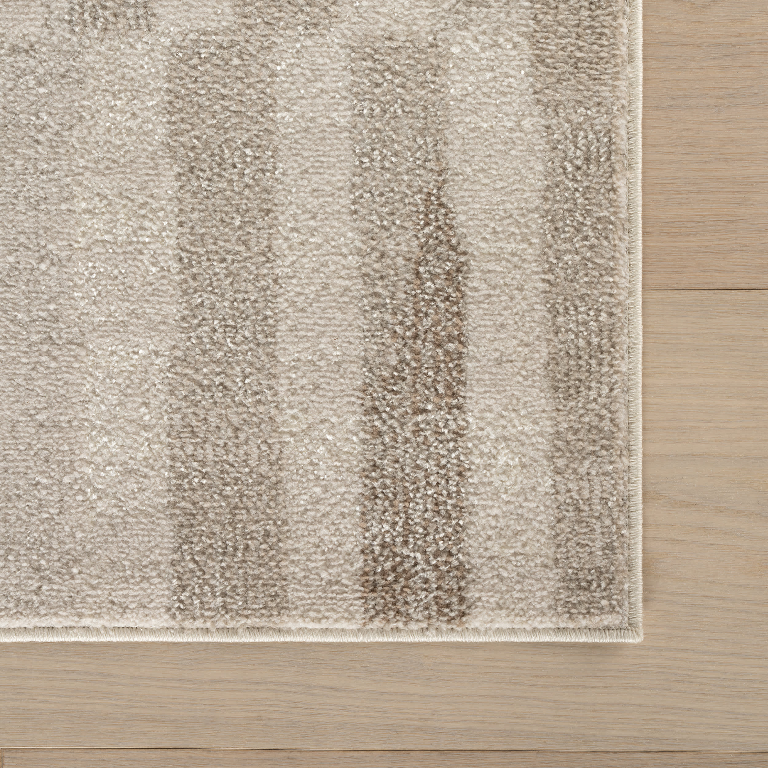 Riven Rustic Abstract Washable Rug | Beige - Image 4