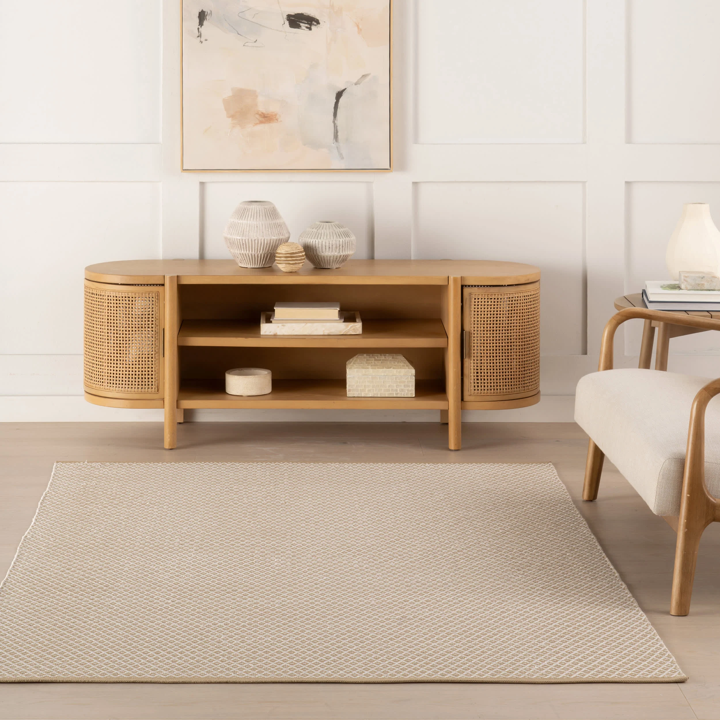 Riviera Handwoven Indoor/Outdoor Rug | Khaki - Image 4