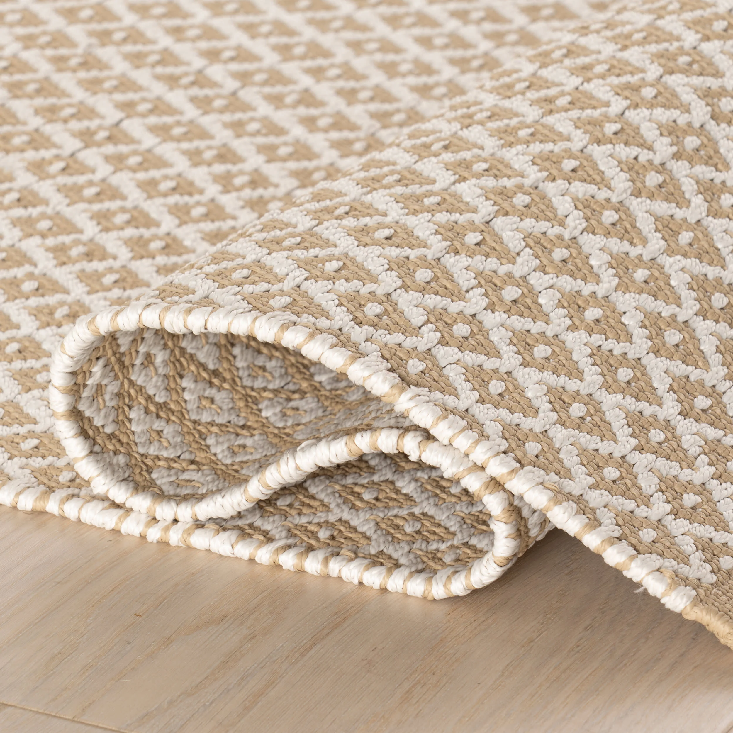 Riviera Handwoven Indoor/Outdoor Rug | Khaki - Image 5