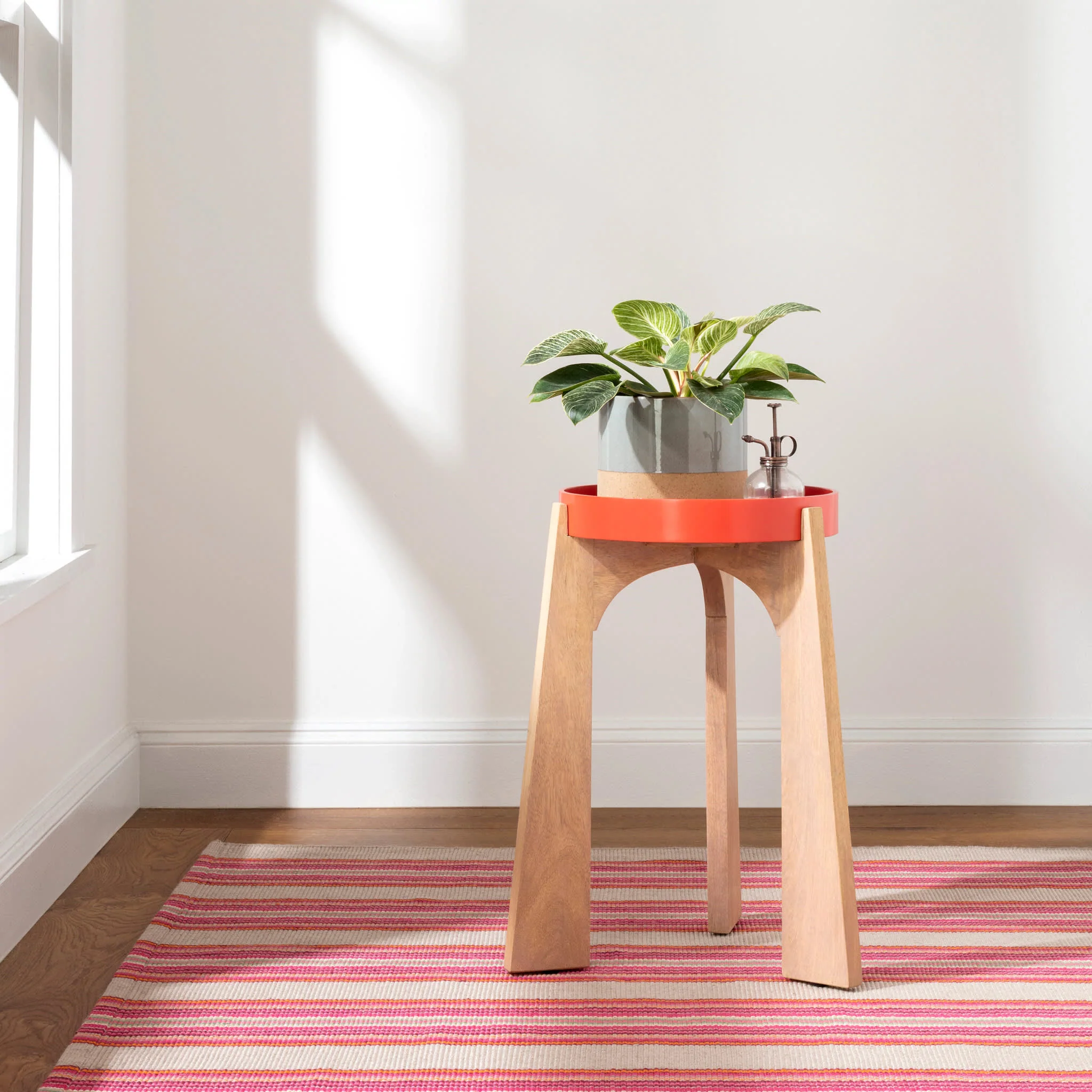 Road Runner Handwoven Indoor/Outdoor Rug | Pink - Image 2