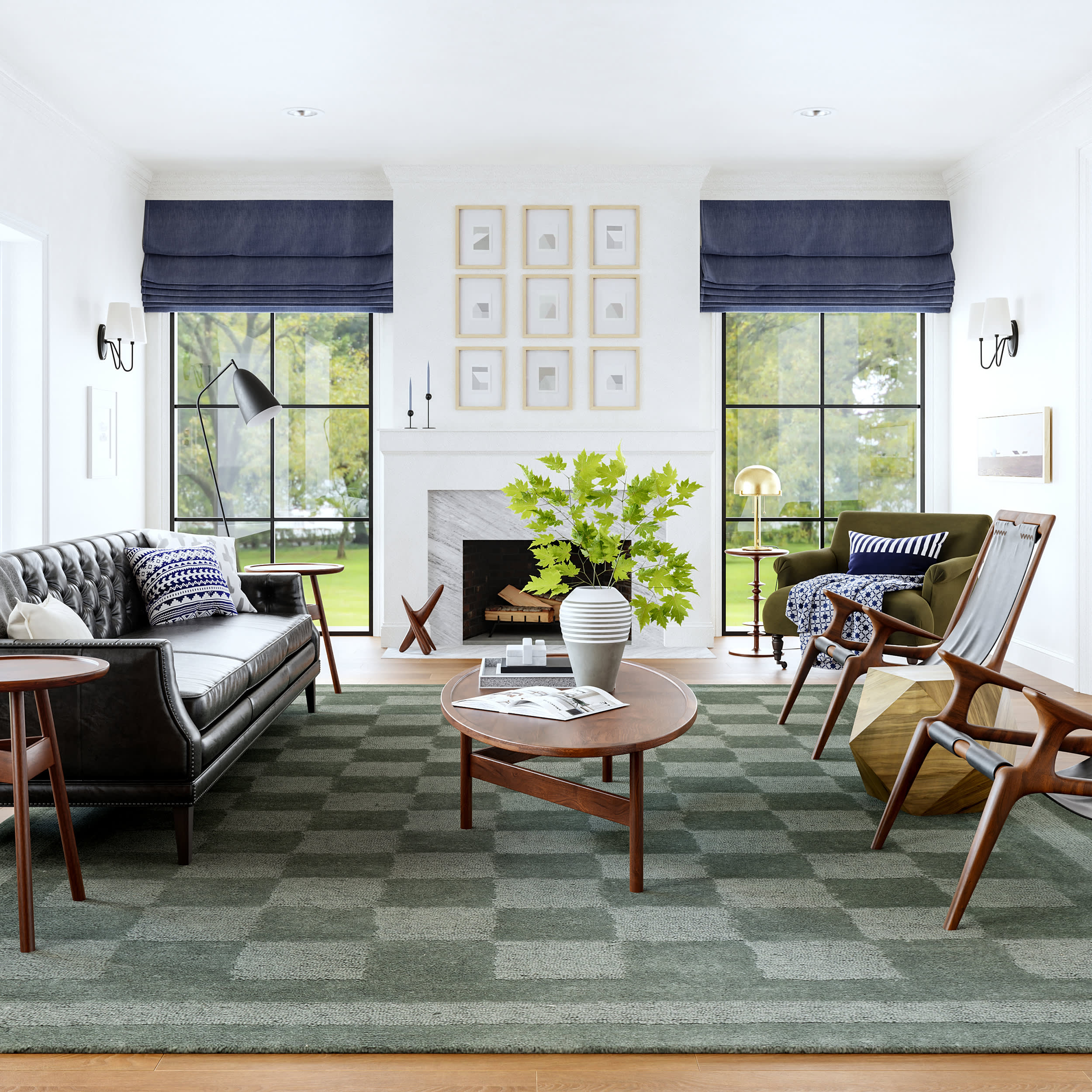Robyn Wool Rug | Green - Image 2