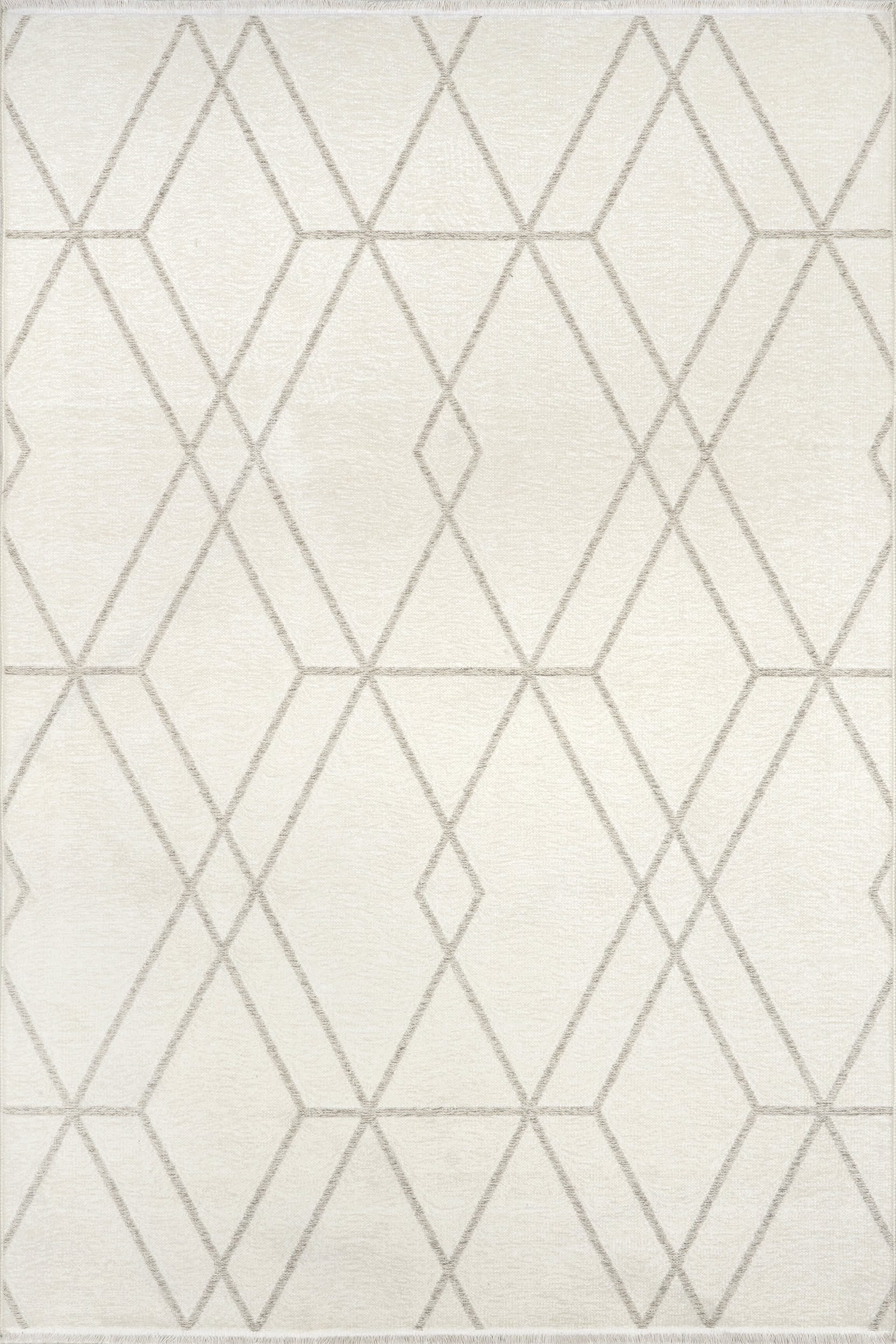 Rochelle Geometric Reversible Washable Rug | Beige