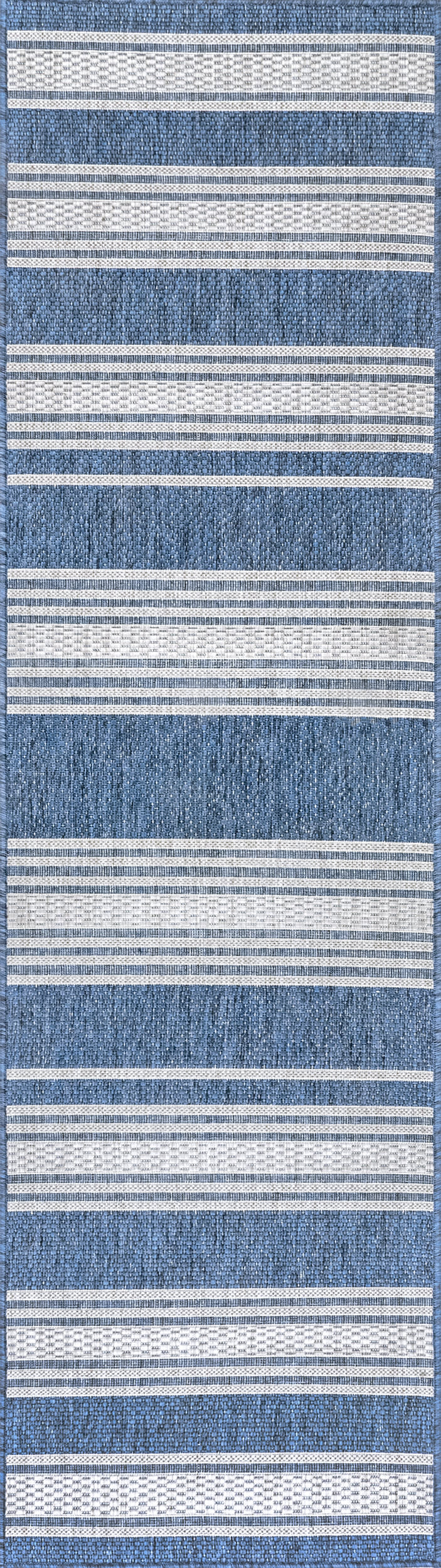 Romy Striped Indoor/Outdoor Rug | Blue