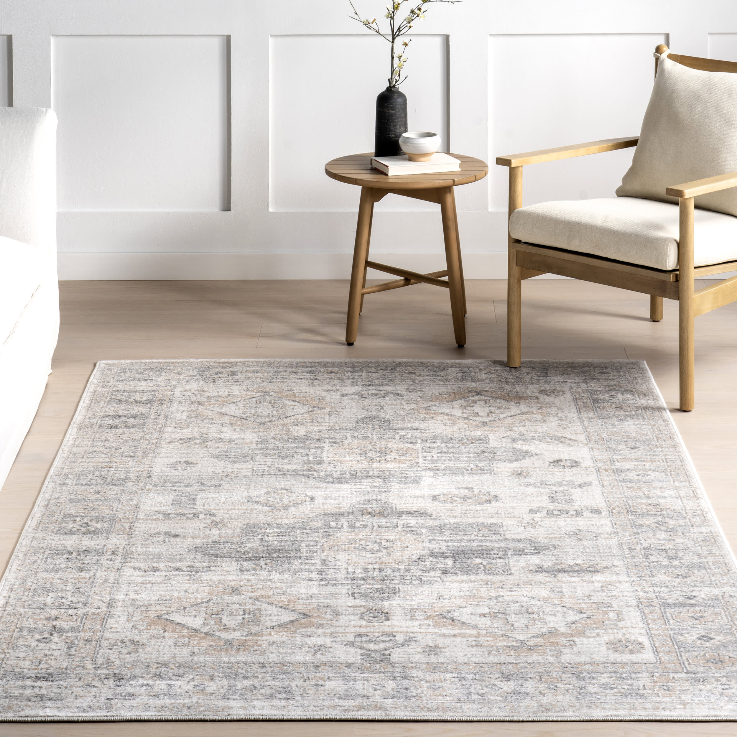 Rowyn Medallion Rug | Grey - Image 5