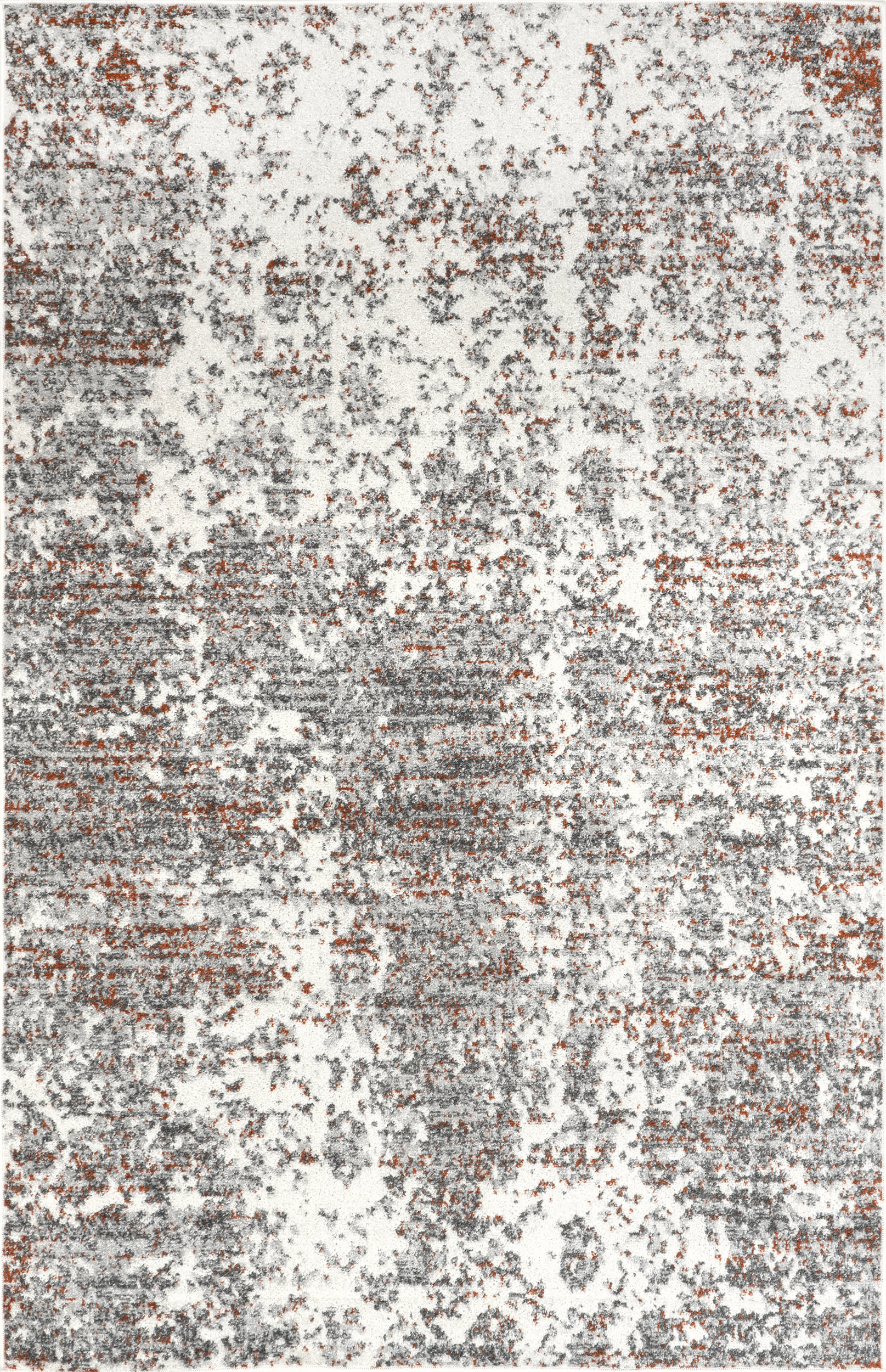 Ruby Distressed Mist Rug | Red