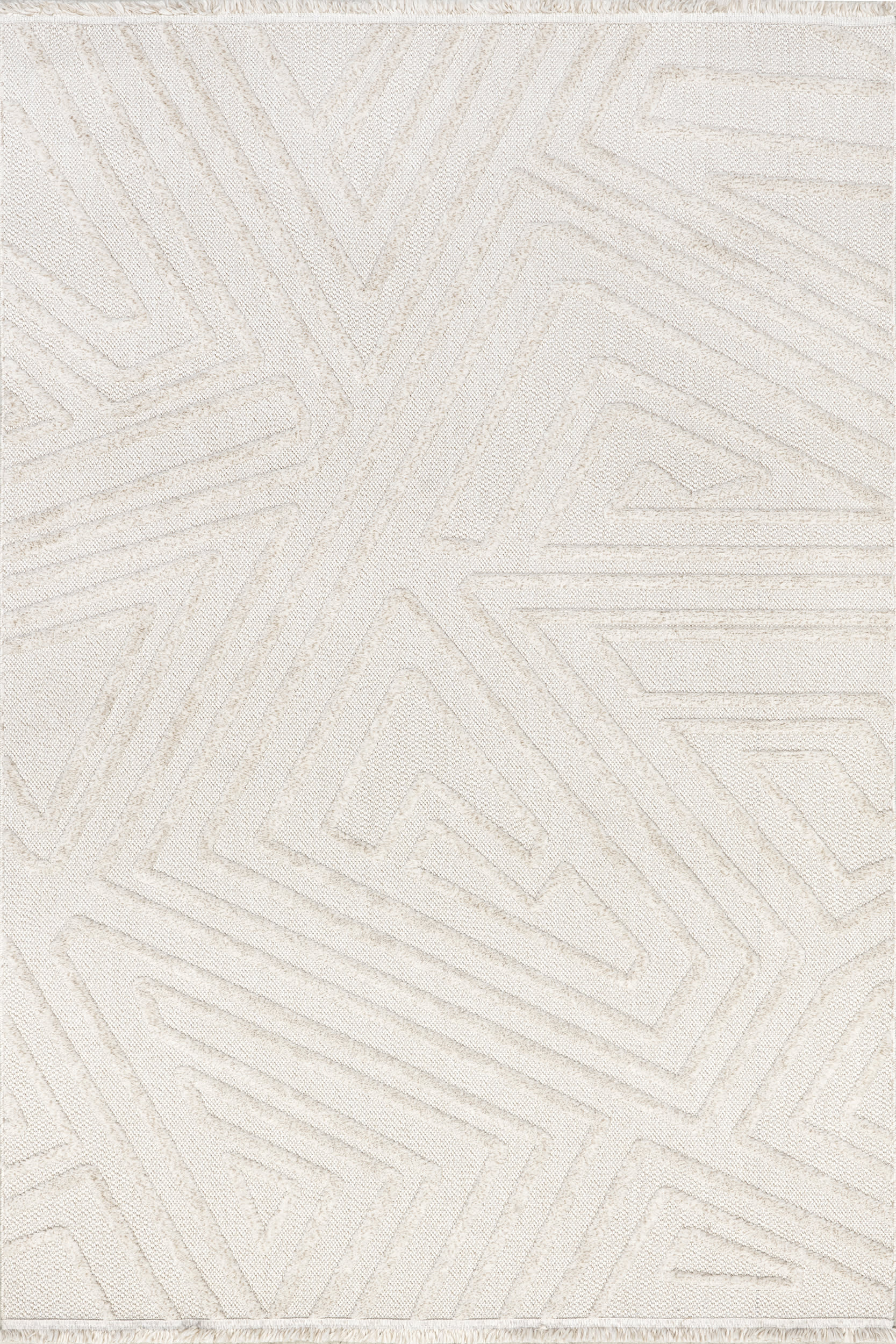 Rue Geometric Arrow Rug | Ivory