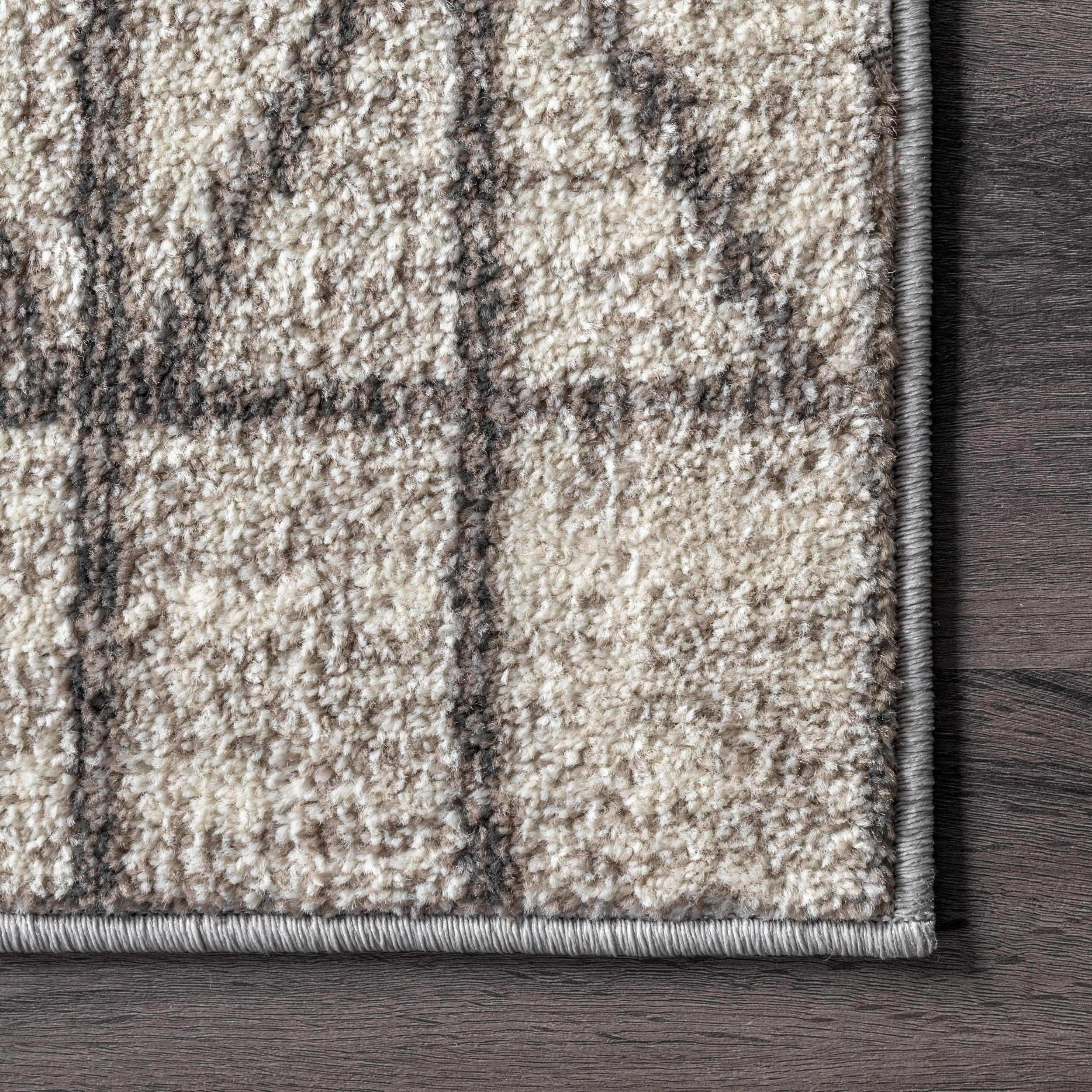 Runic Tiles Rug | Grey - Image 3