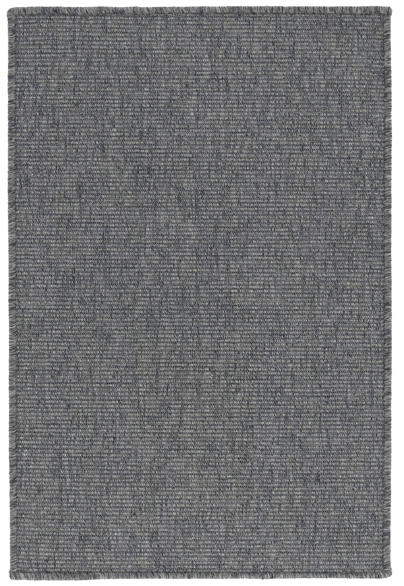 Russell Woven Indoor/Outdoor Custom Rug | Charcoal